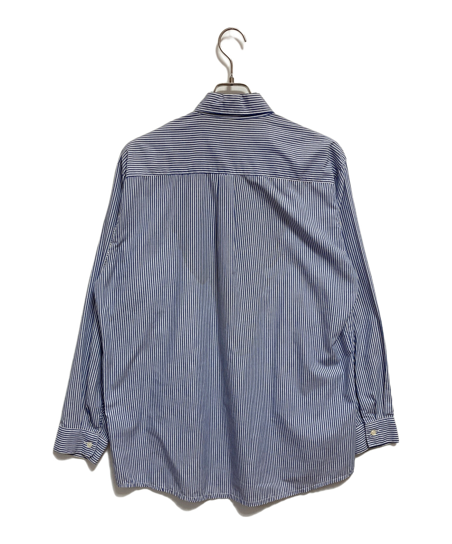 中古・古着通販】stussy (ステューシー) ストライプシャツ ブルー