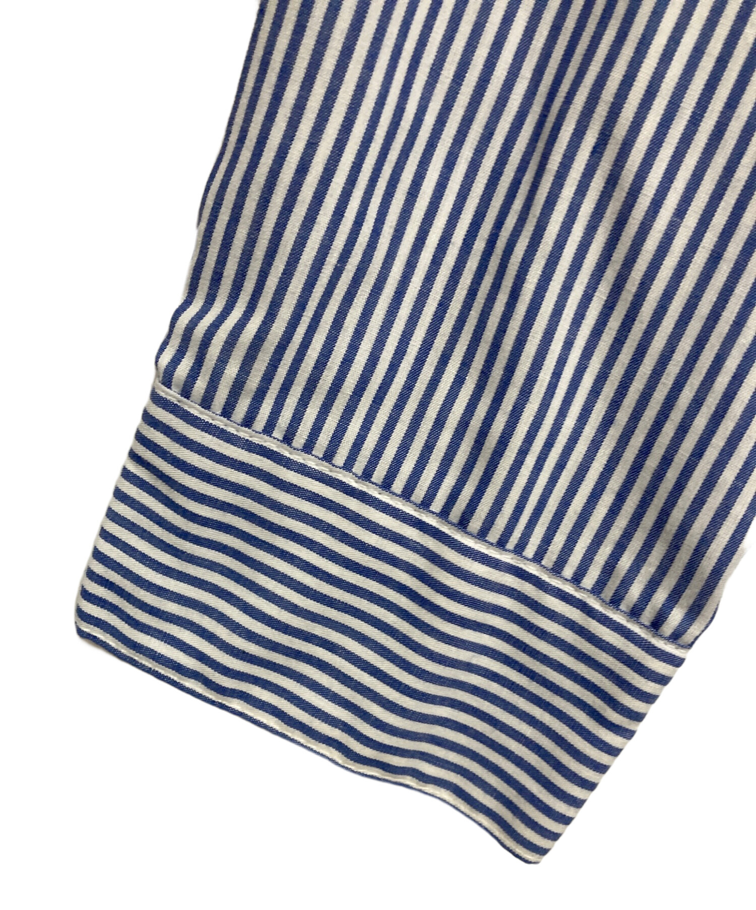 中古・古着通販】stussy (ステューシー) ストライプシャツ ブルー