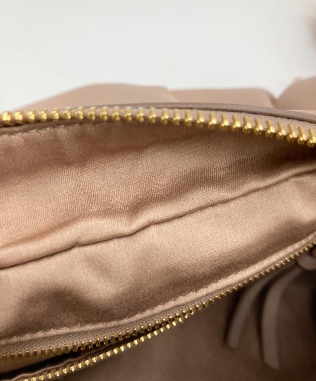 中古・古着通販】MIU MIU (ミュウミュウ) ギャザーハンドバッグ ピンク