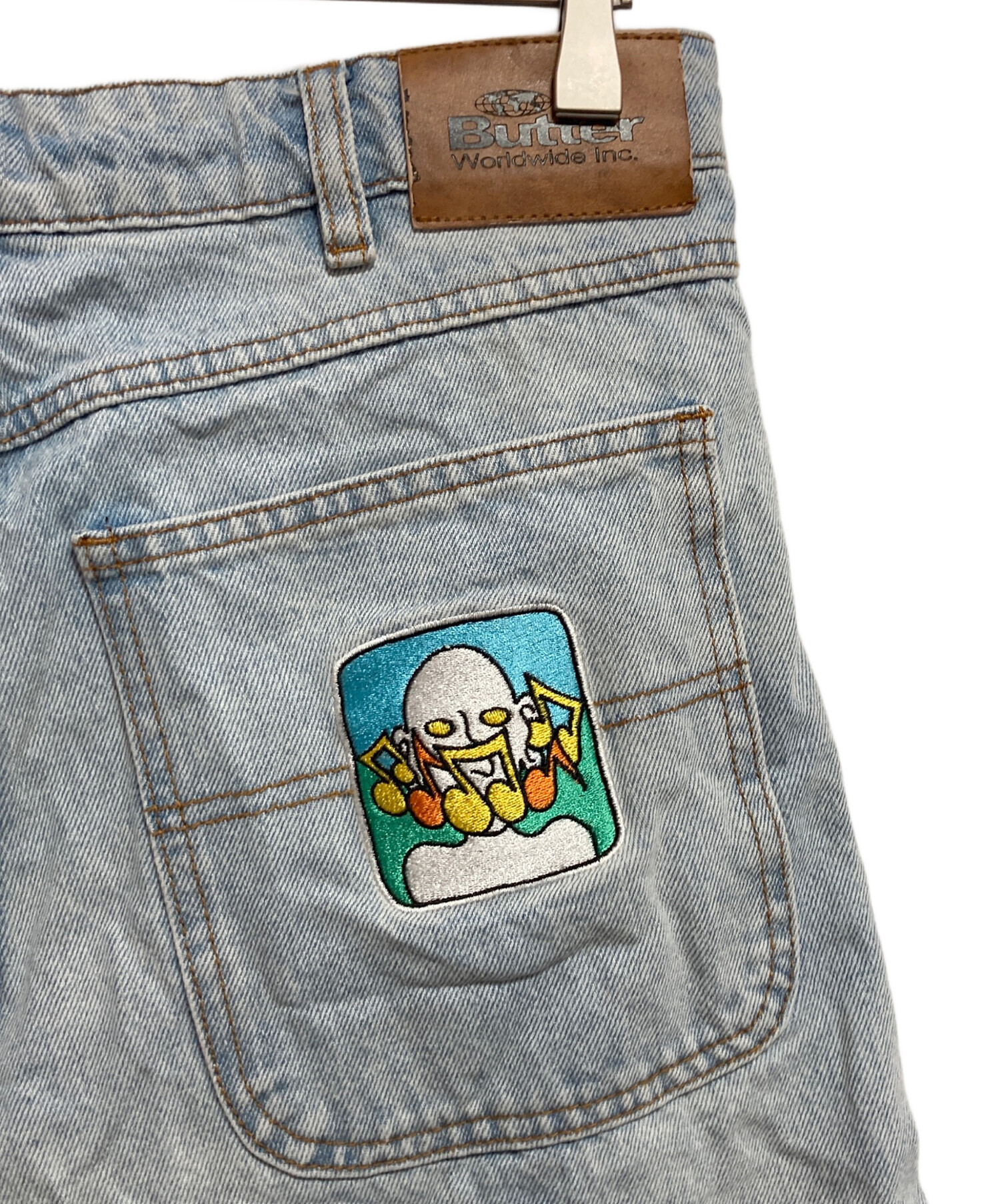中古・古着通販】Butter (バター) バギーデニムパンツ インディゴ
