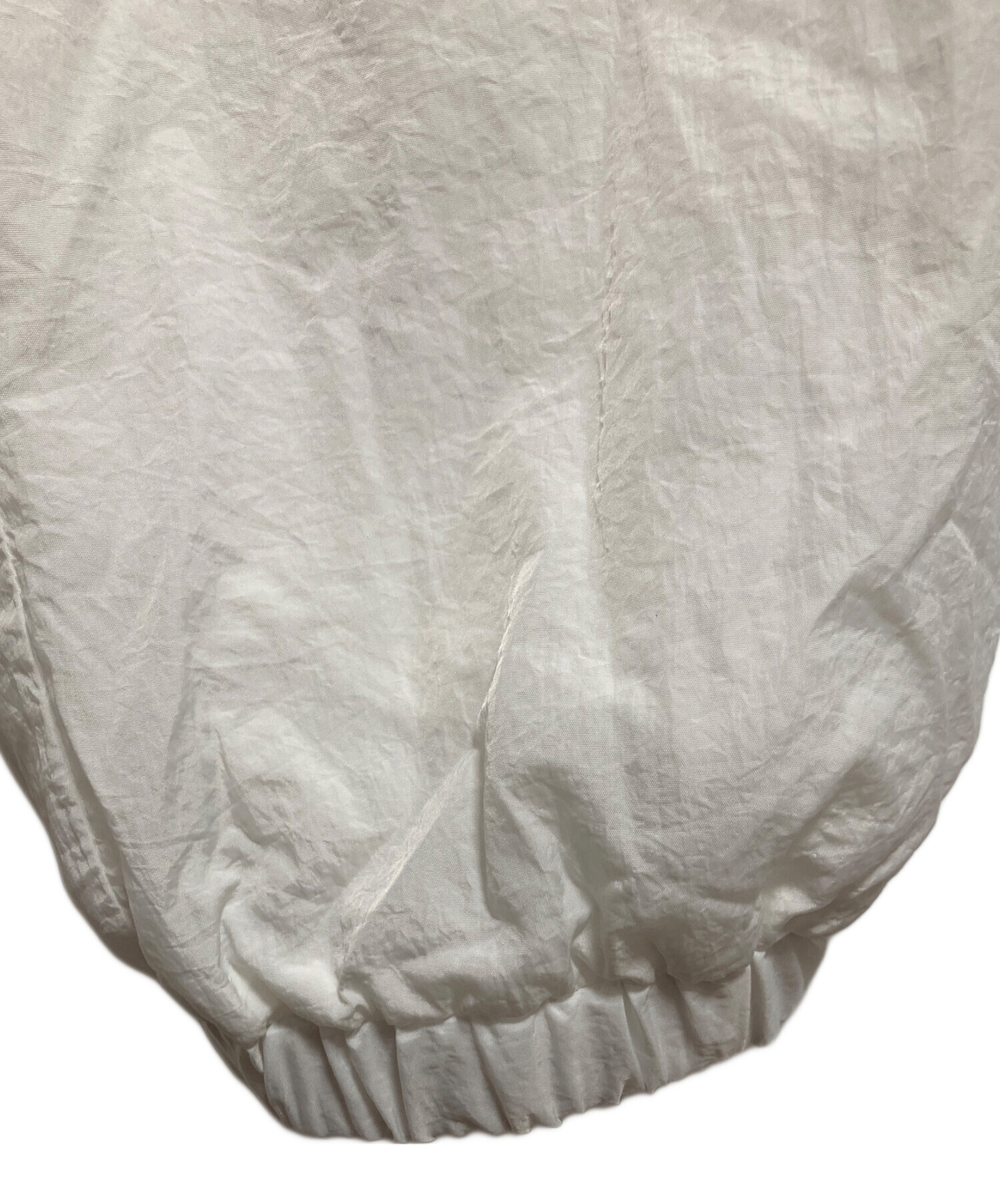 中古・古着通販】anuke (アンヌーク) Nylon Volume Pants ホワイト