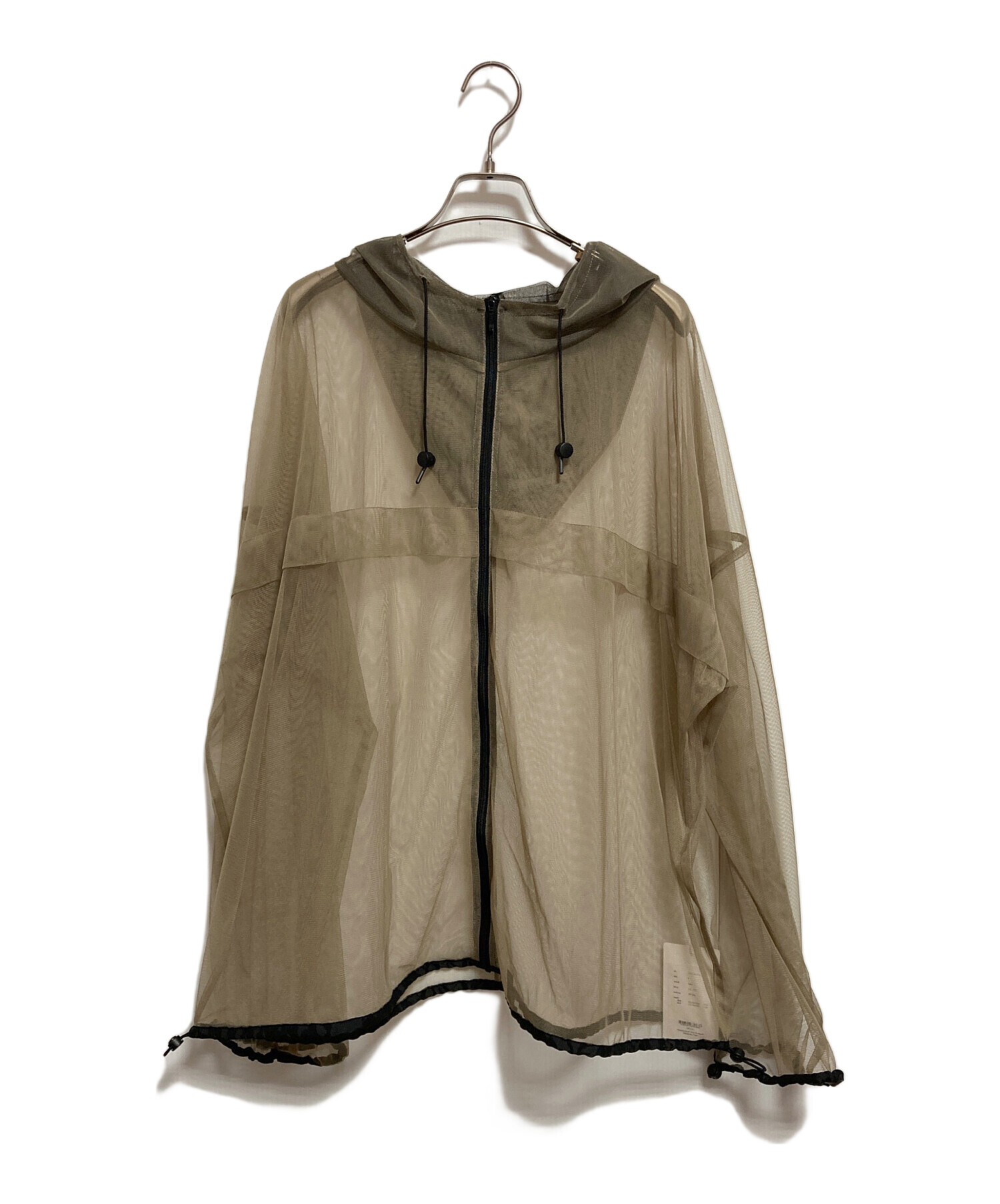 中古・古着通販】anuke (アンヌーク) anuke tull zip blouzon ベージュ
