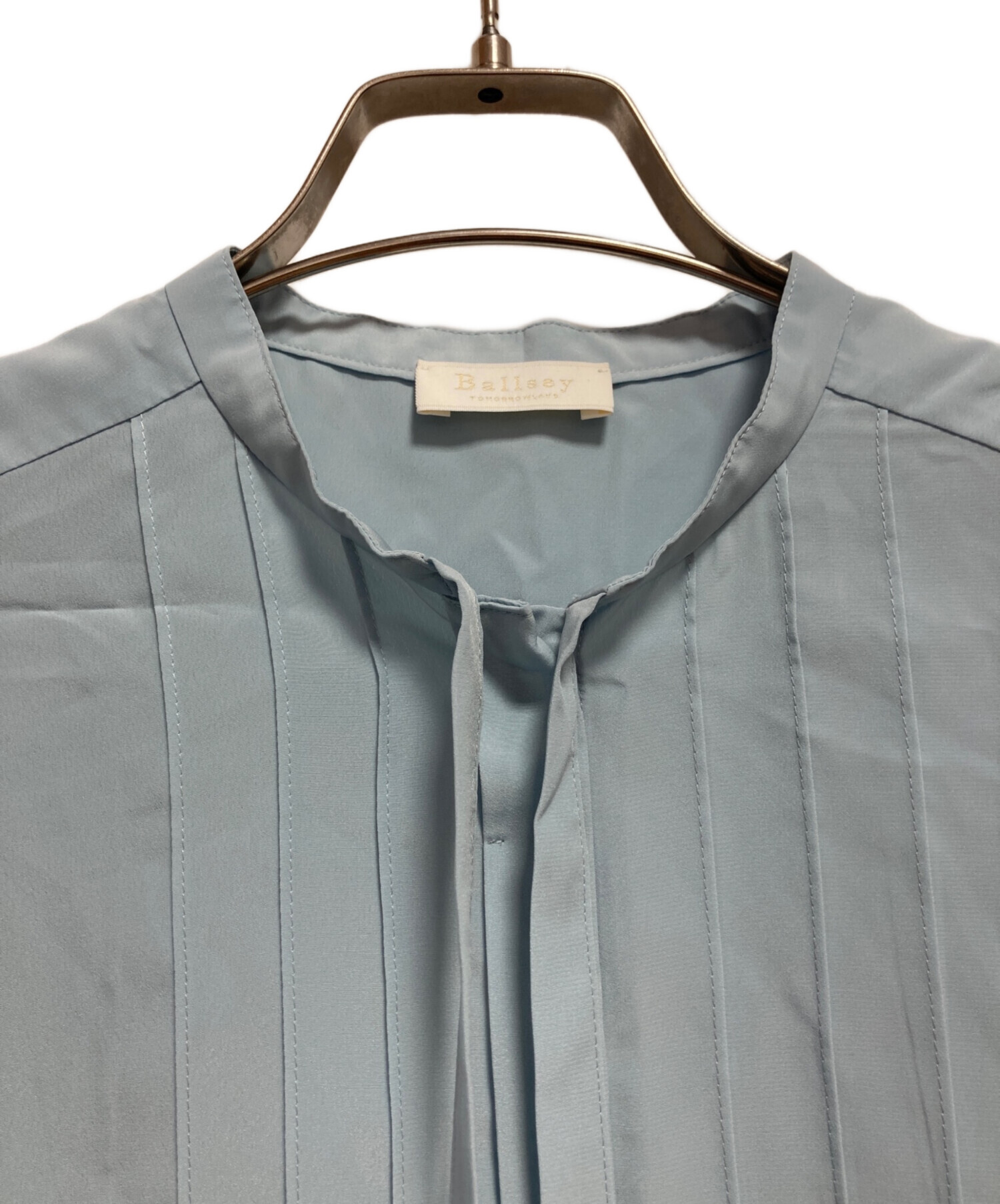 中古・古着通販】BALLSEY (ボールジィ) クリアデシン ボウタイブラウス