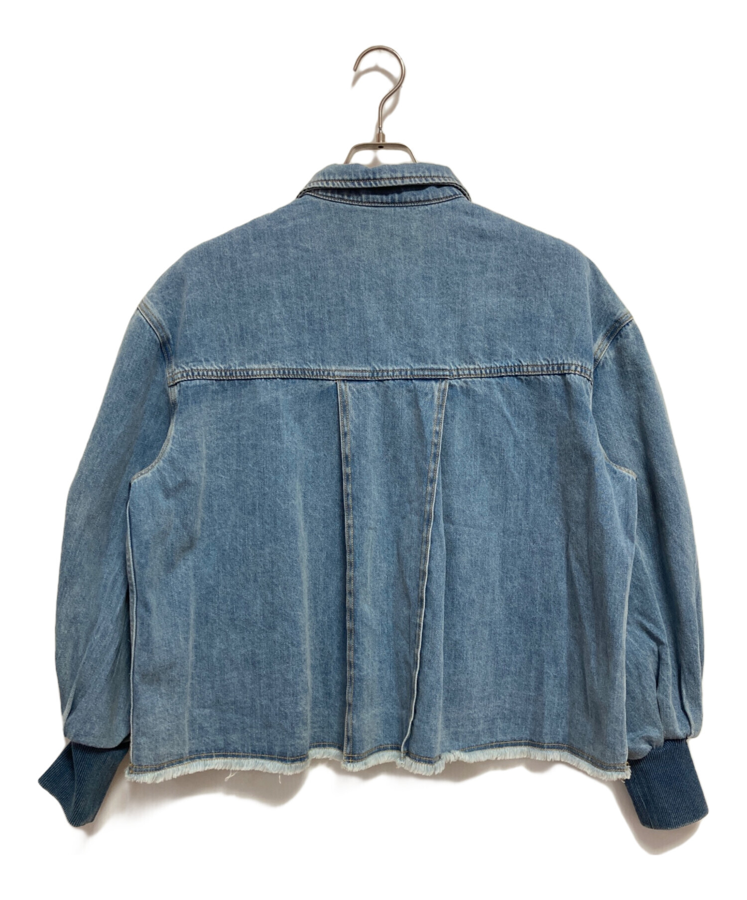 中古・古着通販】BEARDSLEY (ビアズリー) 袖リブGジャン インディゴ