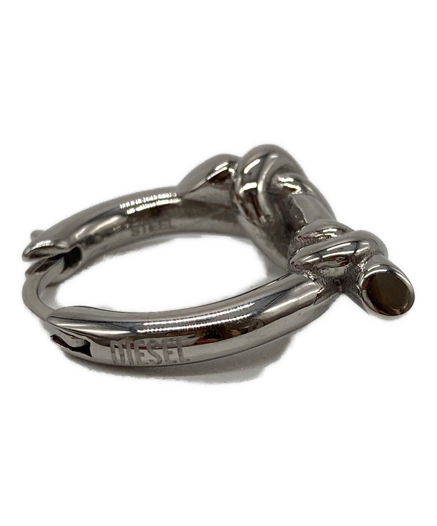 中古・古着通販】DIESEL (ディーゼル) ノットデザインフープピアス