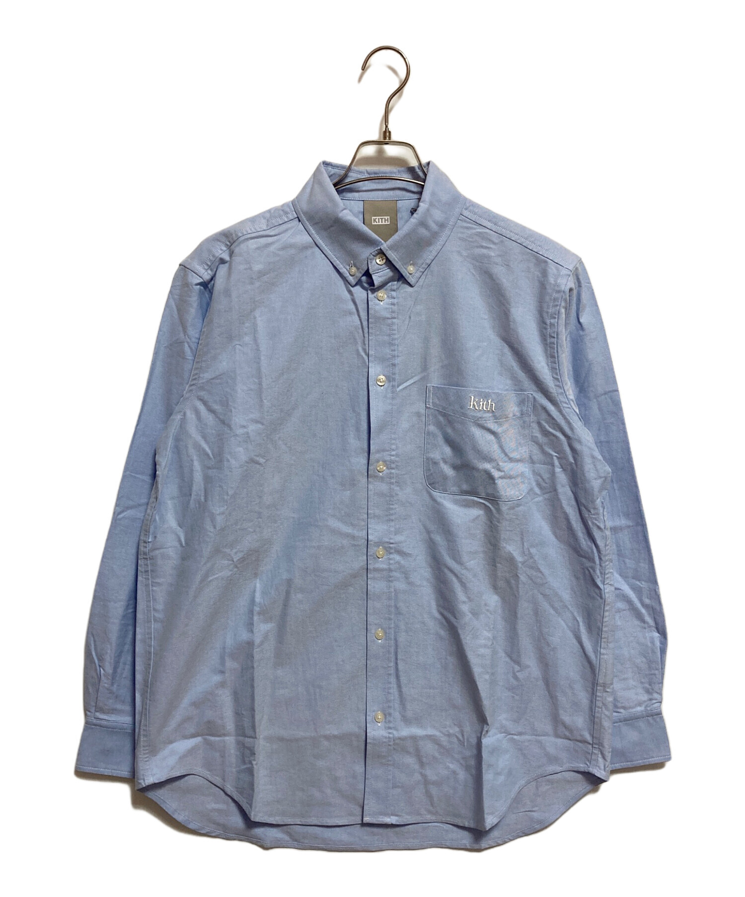 中古・古着通販】KITH (キス) W ORA Ⅱ OXFORD SHIR ブルー サイズ:M