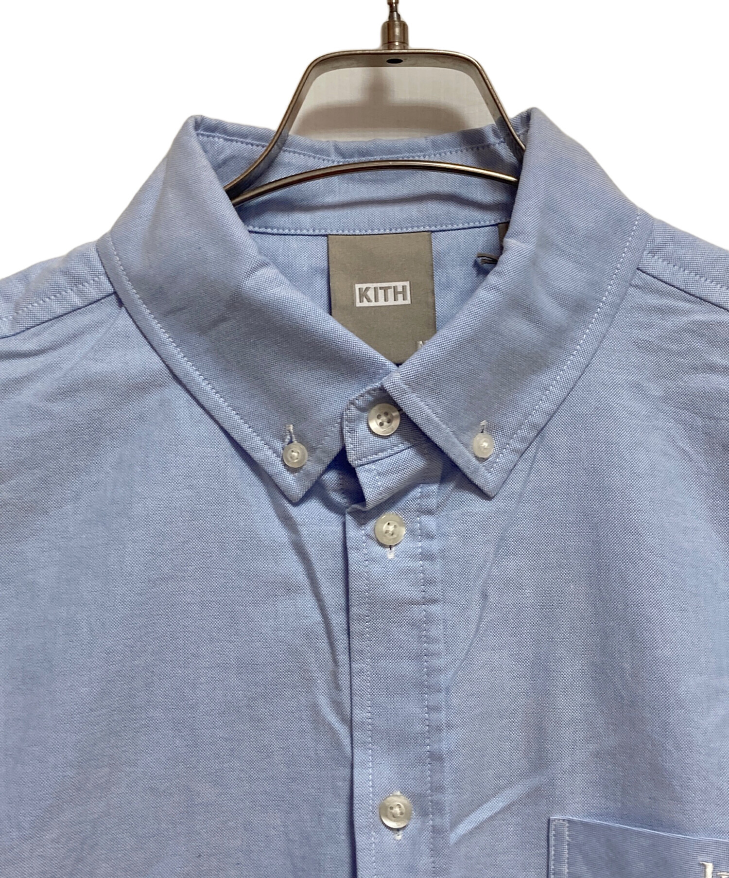 中古・古着通販】KITH (キス) W ORA Ⅱ OXFORD SHIR ブルー サイズ:M
