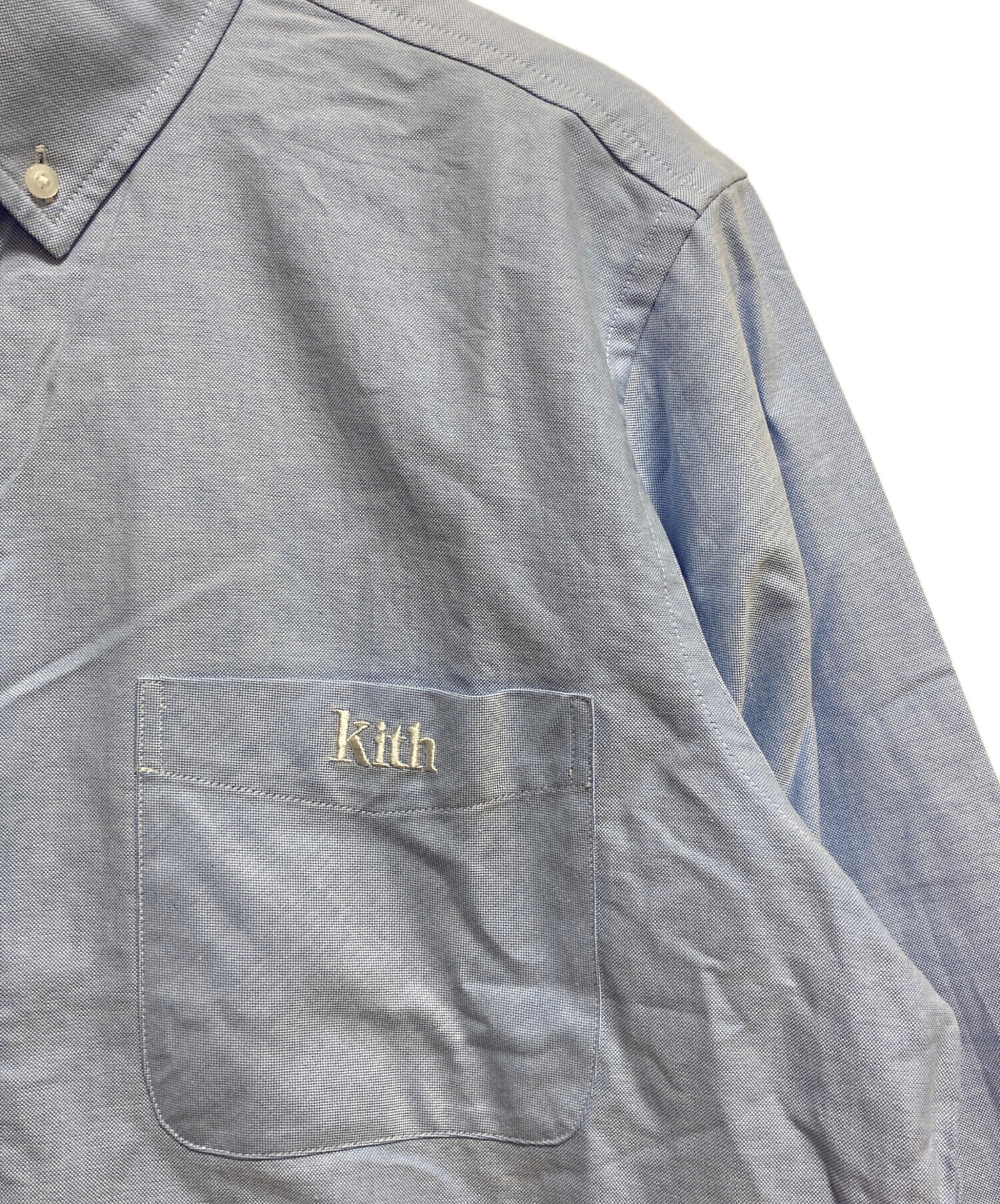 中古・古着通販】KITH (キス) W ORA Ⅱ OXFORD SHIR ブルー サイズ:M