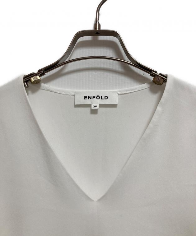 中古・古着通販】ENFOLD (エンフォルド) ダブルクロス Vネック 