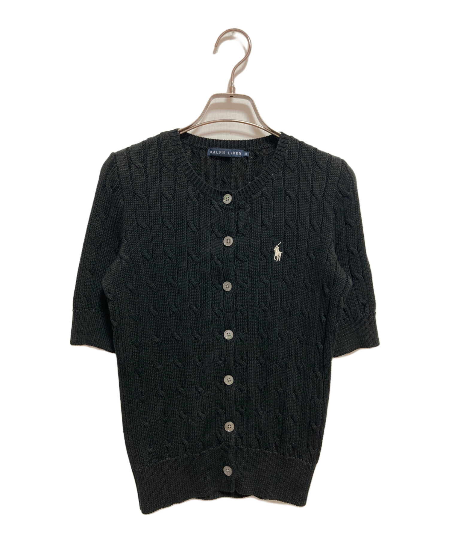 中古・古着通販】RALPH LAUREN (ラルフローレン) ケーブルニット半袖