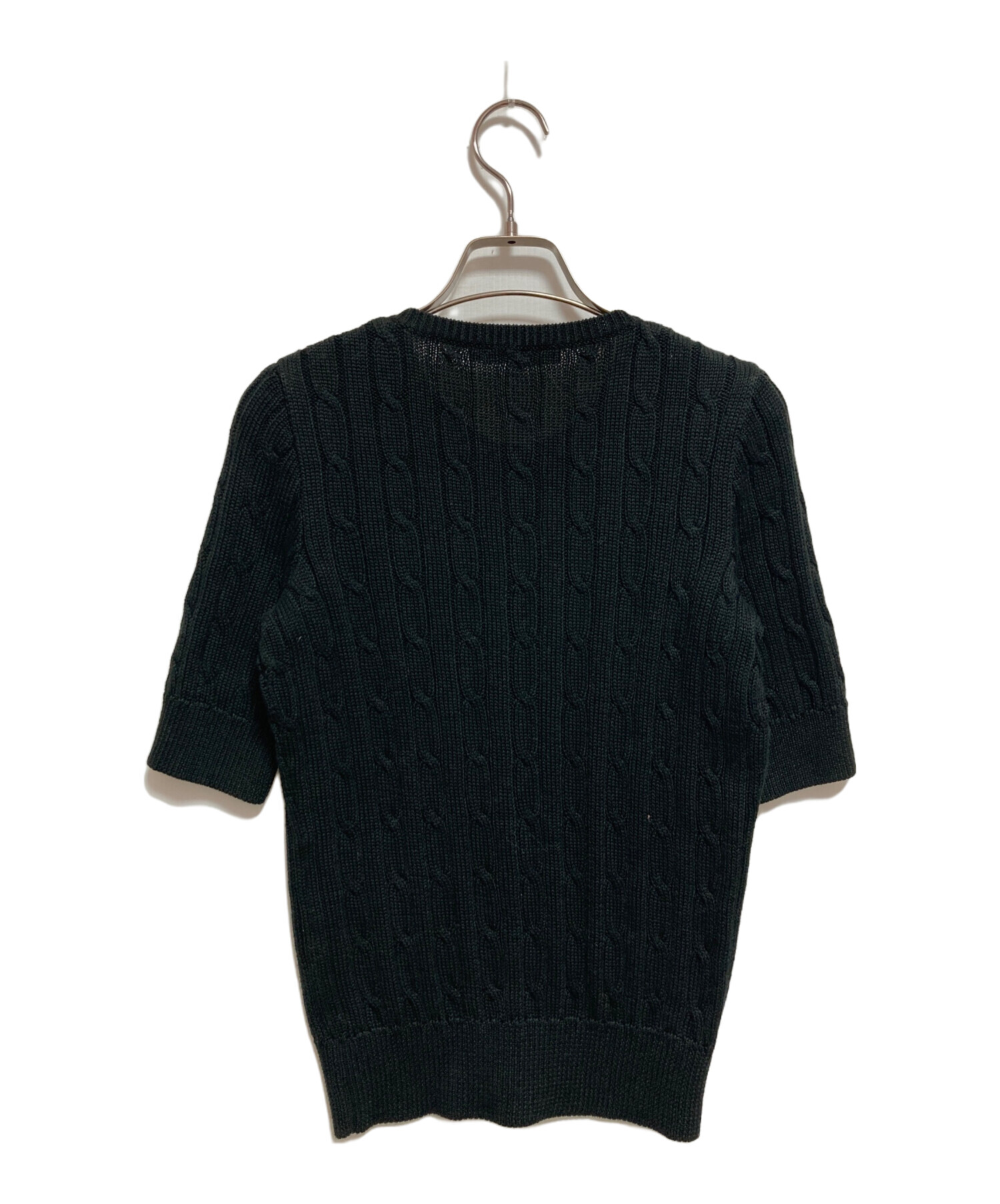 中古・古着通販】RALPH LAUREN (ラルフローレン) ケーブルニット半袖