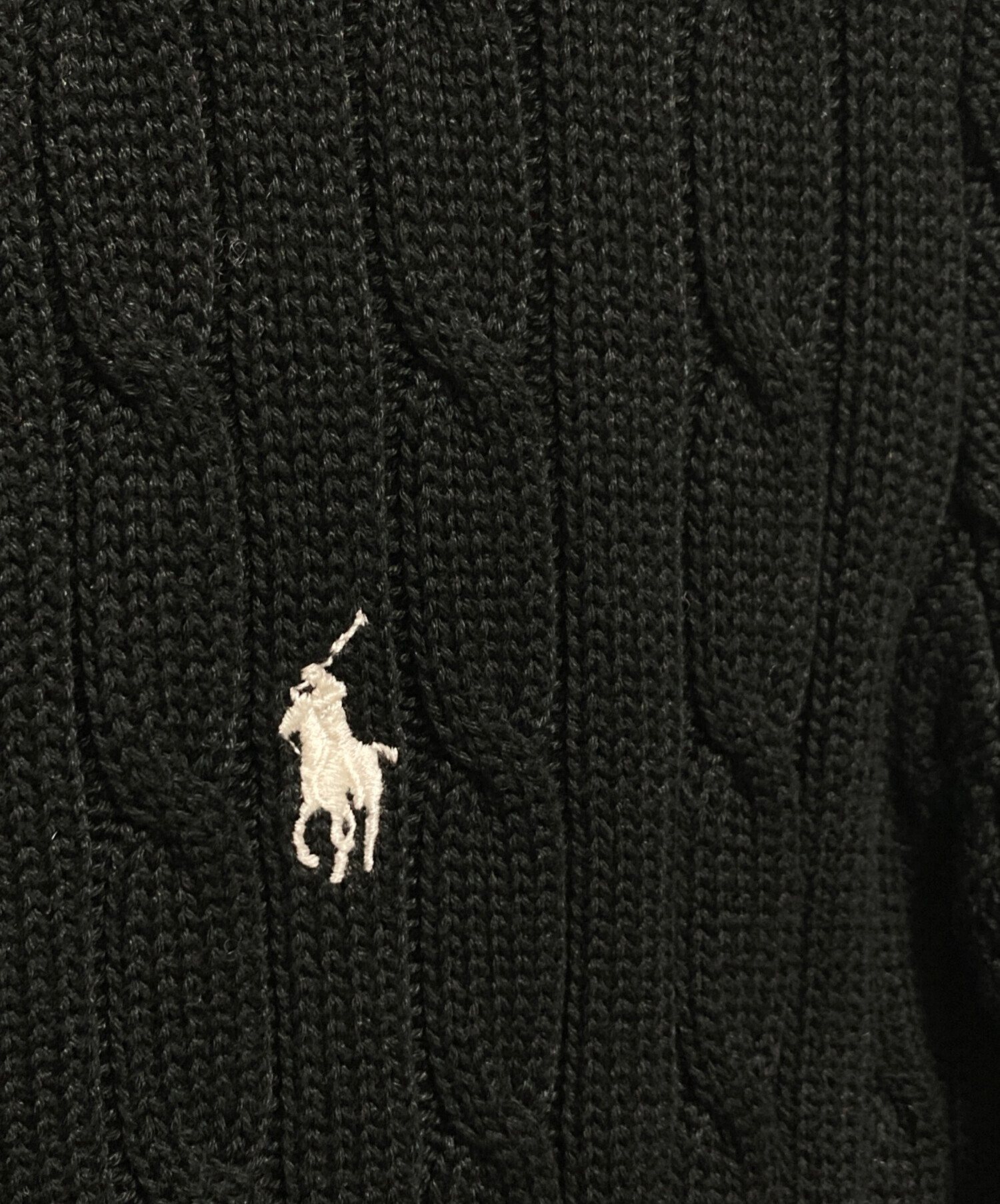 中古・古着通販】RALPH LAUREN (ラルフローレン) ケーブルニット半袖