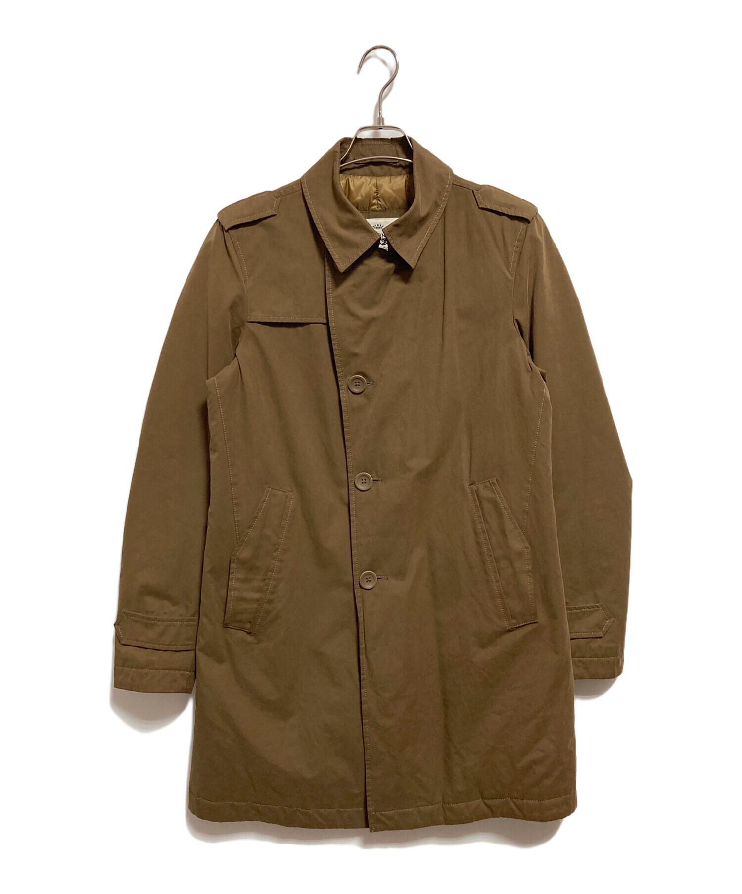 中古・古着通販】HERNO (ヘルノ) ダウンステンカラーコート アイボリー