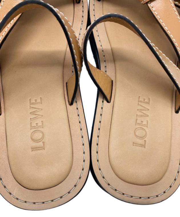 中古・古着通販】LOEWE (ロエベ) GATE サンダル ベージュ サイズ:38