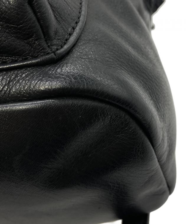 中古・古着通販】DIESEL (ディーゼル) レザーリュック ブラック