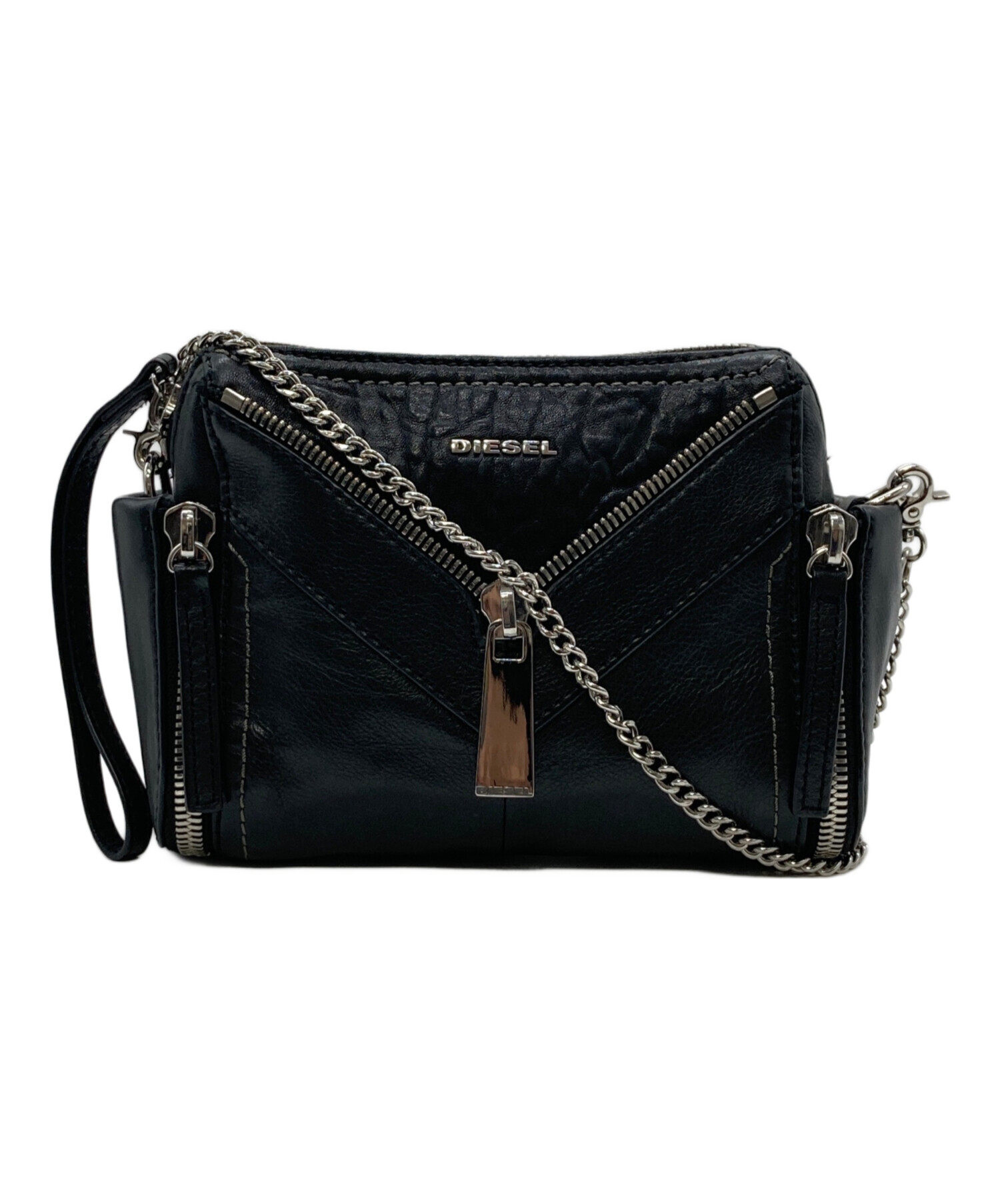 中古・古着通販】DIESEL (ディーゼル) チェーンショルダーバッグ