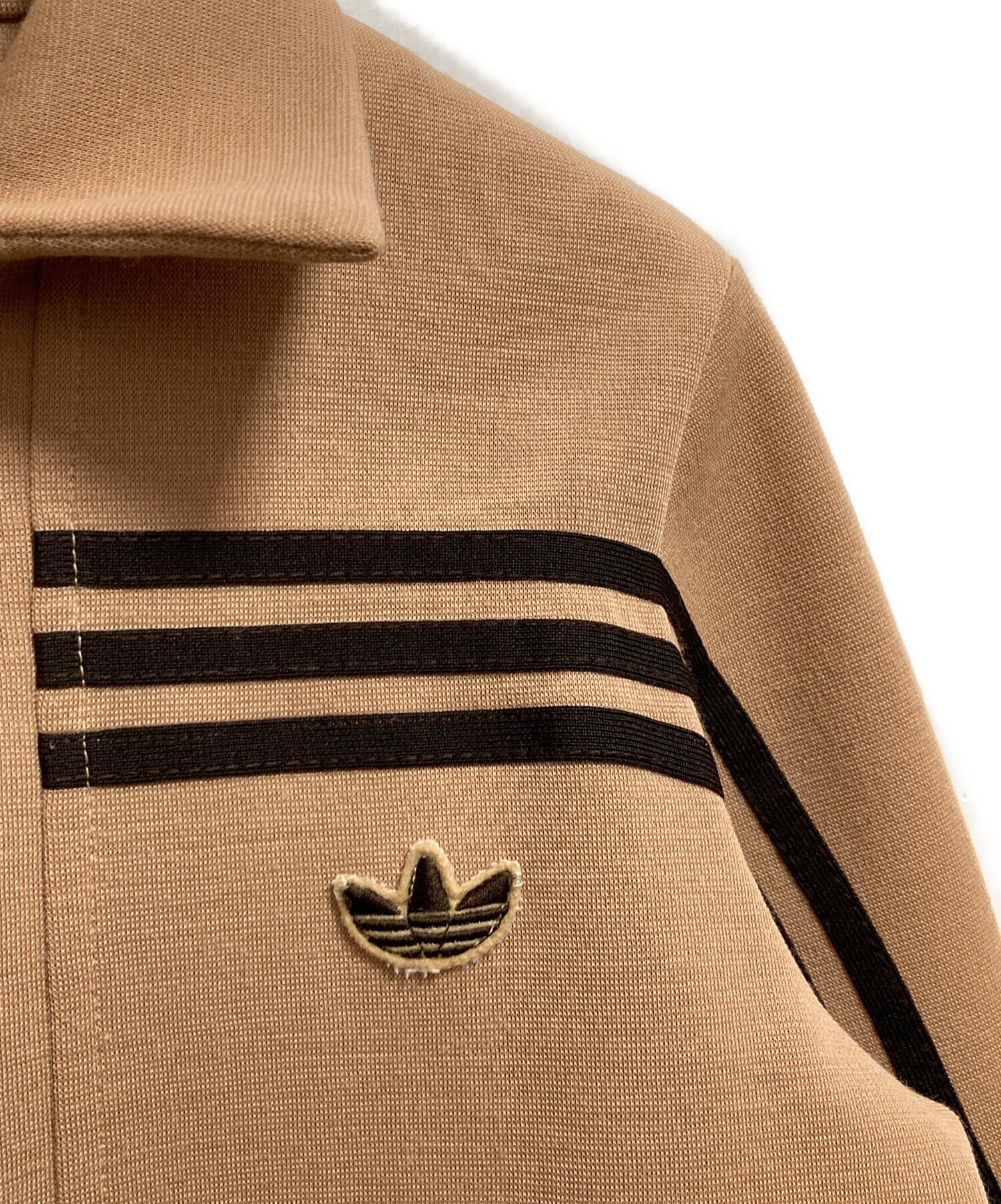 中古・古着通販】adidas (アディダス) ガイコツジャージ ベージュ