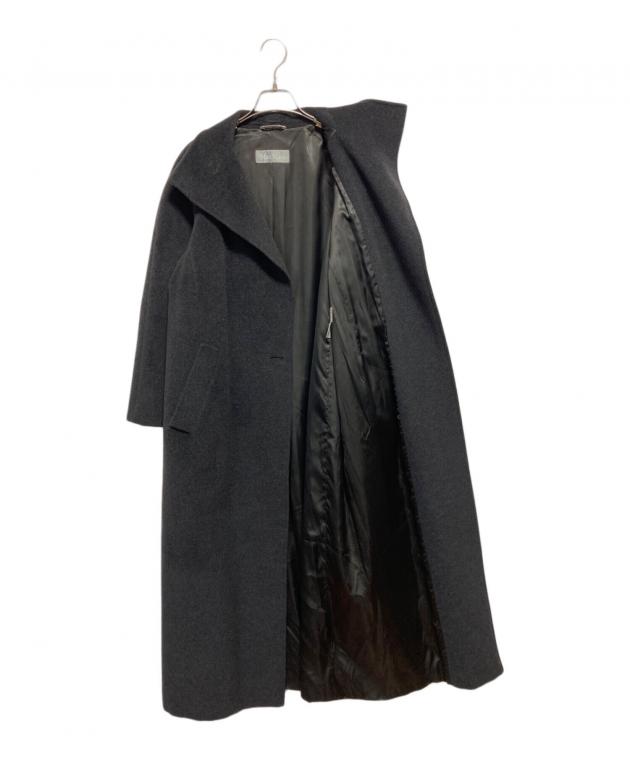 中古・古着通販】MaxMara (マックスマーラ) ウールロングコート グレー