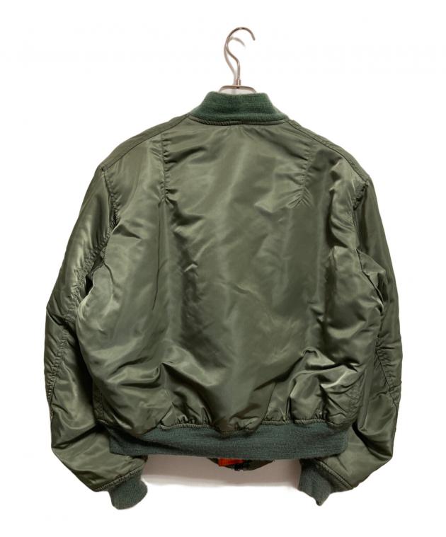 中古・古着通販】ALPHA (アルファ) MA-1ジャケット オリーブ サイズ:XL