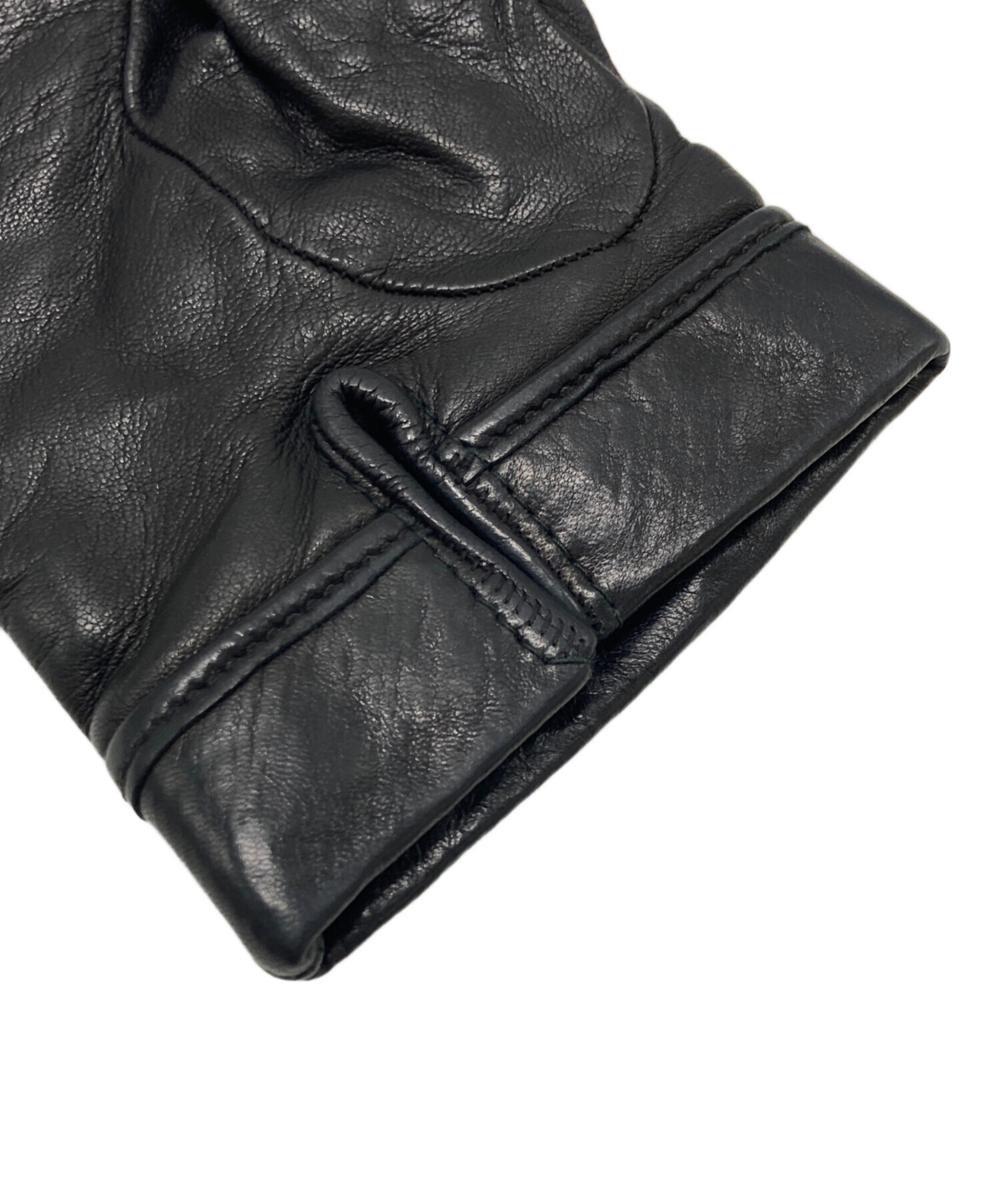 中古・古着通販】GUCCI (グッチ) レザーグローブ ブラック｜ブランド