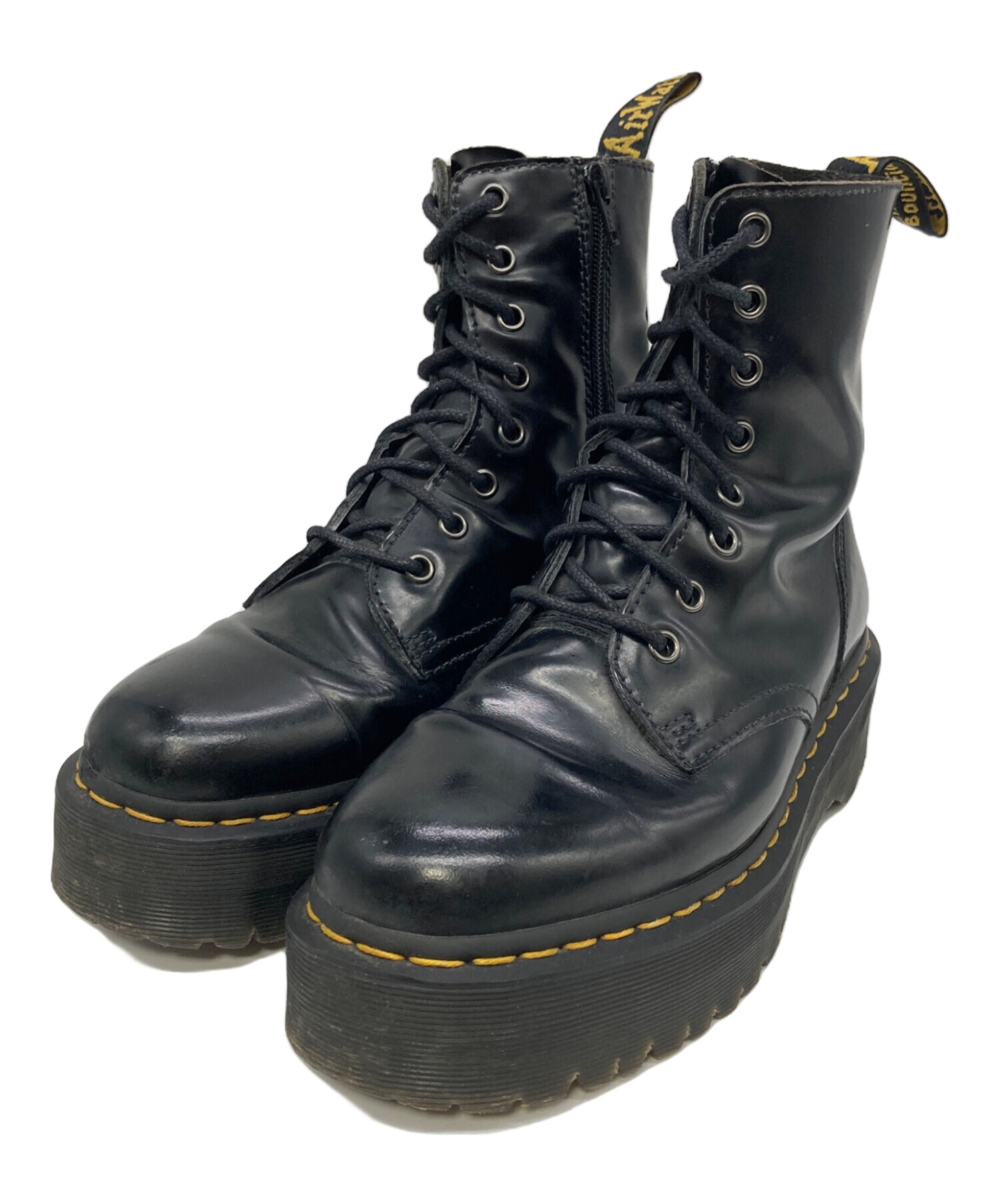 Dr. Martens ブラックハイカットブーツ ジェードン タグ付き UK6 中古・古着通販】Dr.Martens (ドクターマーチン) JADON 8ホールブーツ