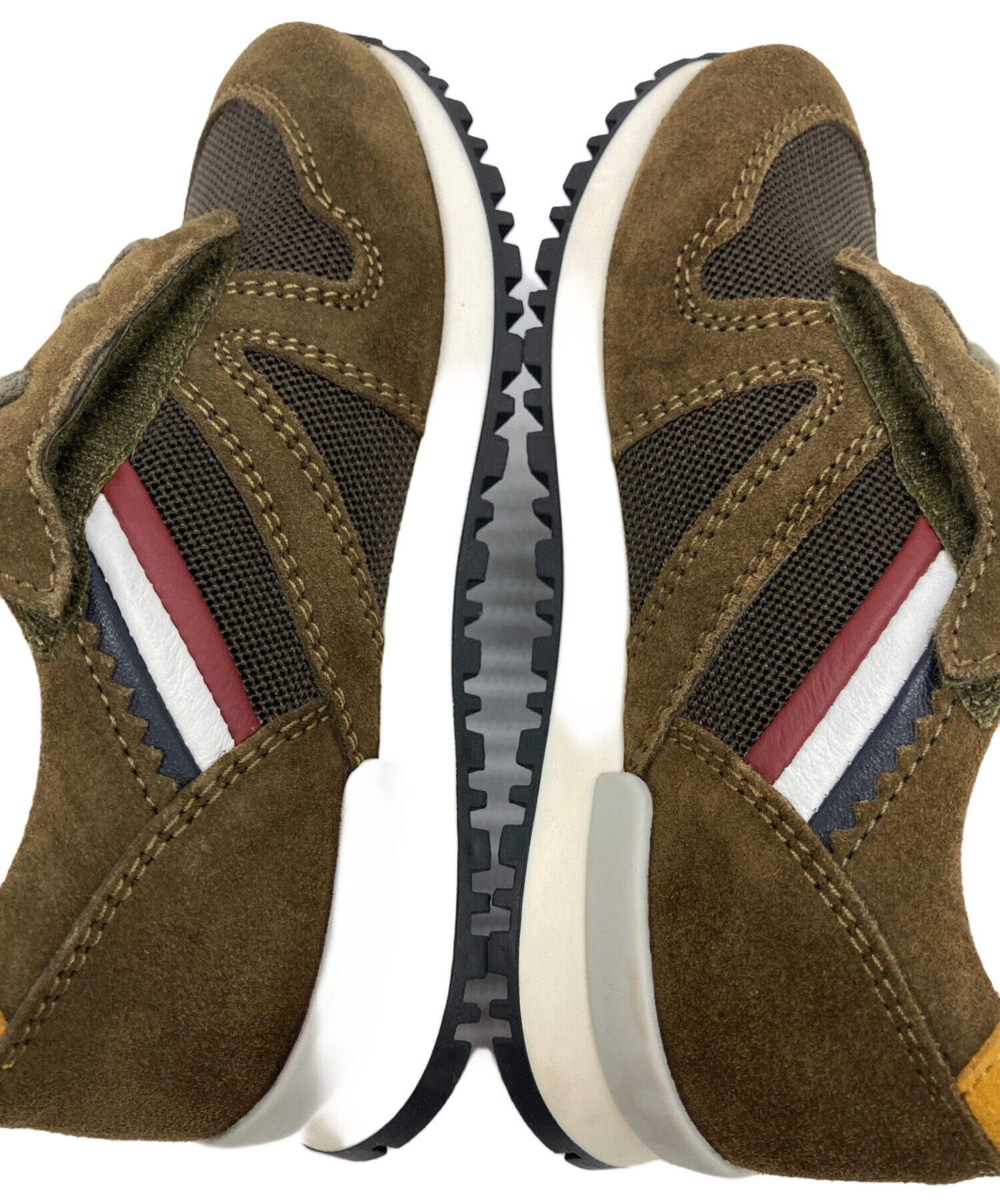 Moncler スニーカー　New Fabien 28size (18cm位) 中古・古着通販】MONCLER (モンクレール) New Fabien カーキ サイズ:25