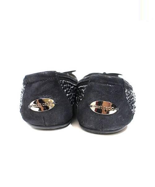 JIMMY CHOO☆ストーン フラットシューズ 中古・古着通販】JIMMY CHOO (ジミーチュウ) ストーン装飾フラット