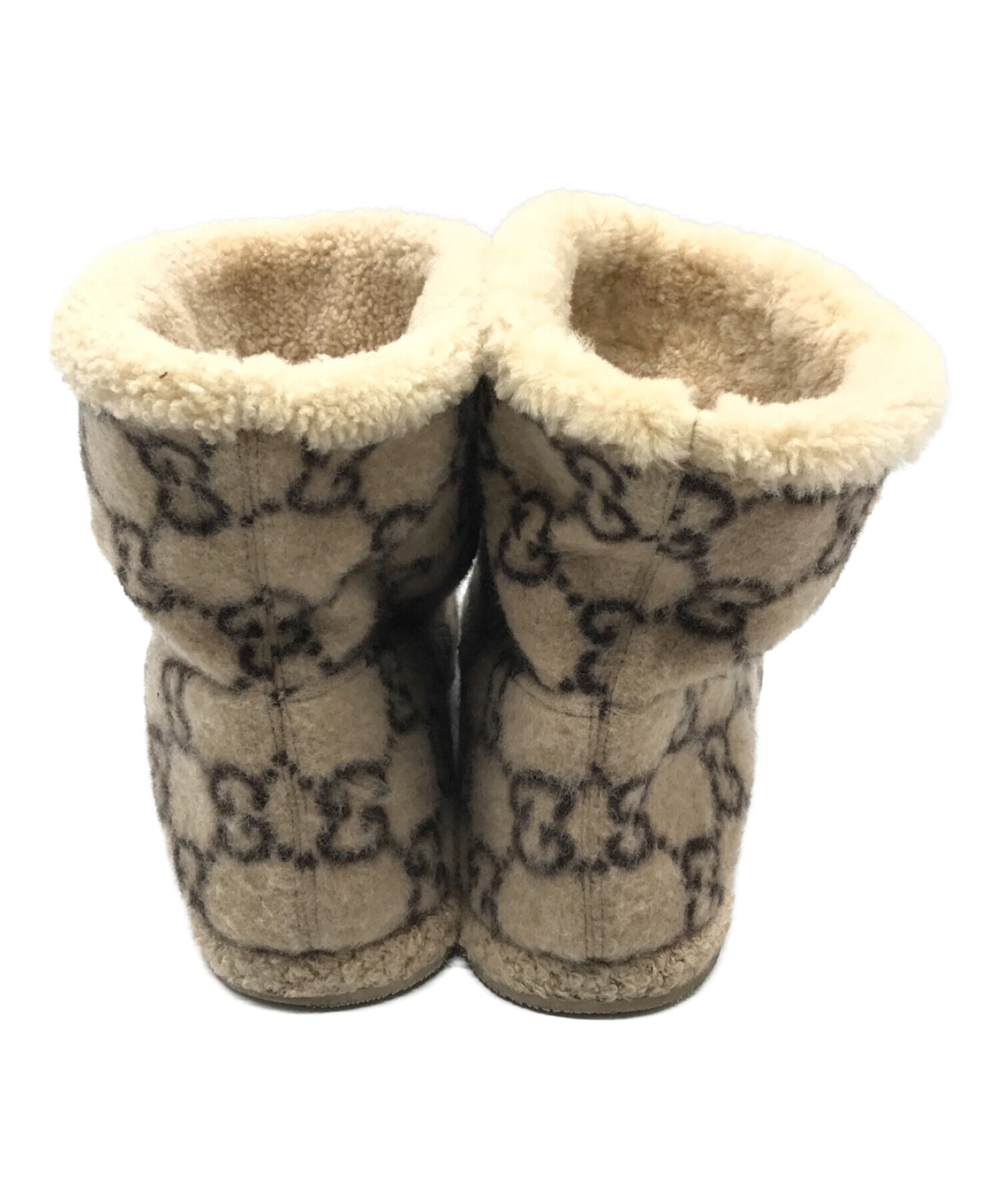 中古・古着通販】GUCCI (グッチ) ホースビットムートショートブーツ