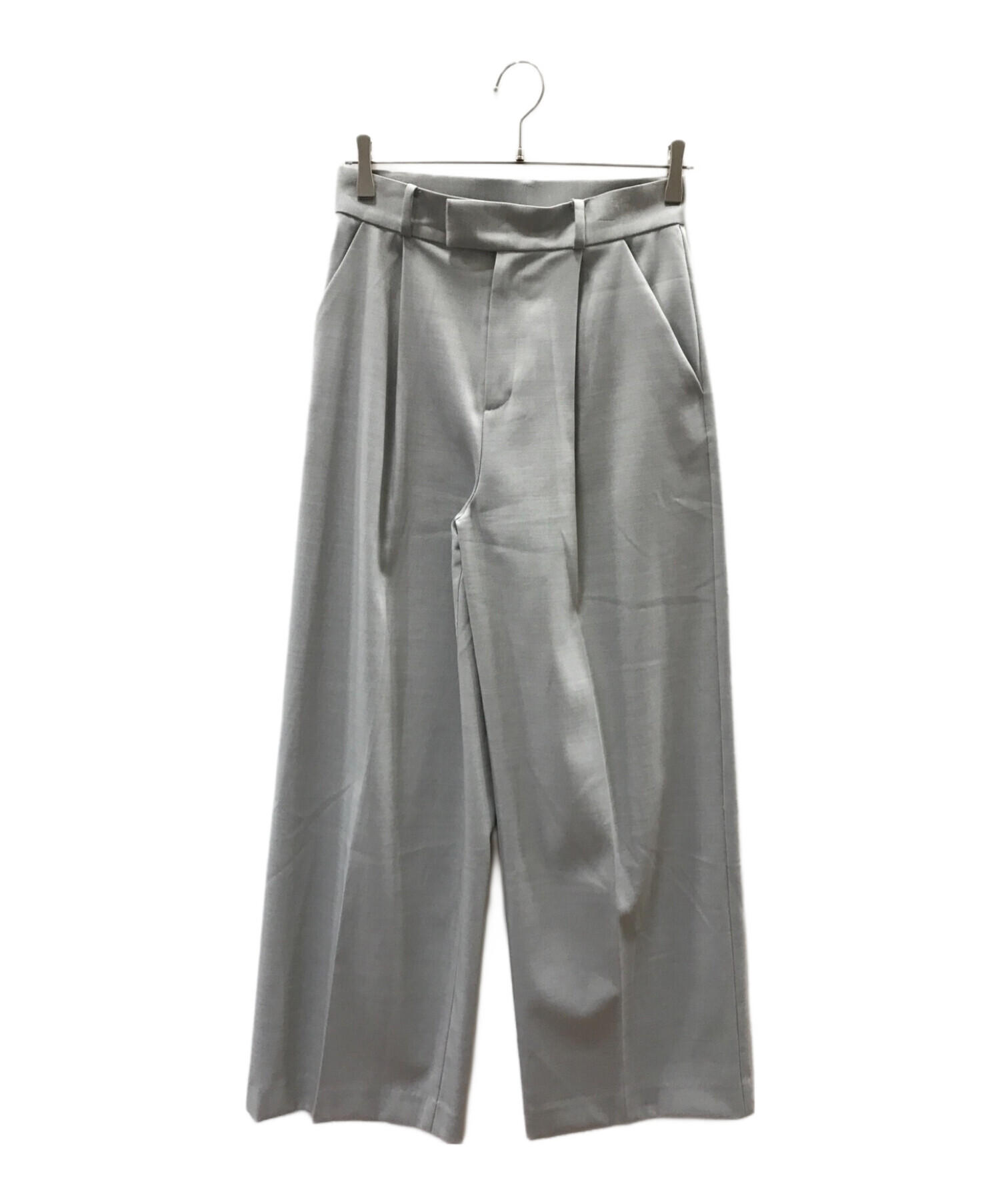 未使用★NOBLE★ TWツイルストレッチスラックスパンツ 中古・古着通販】Noble (ノーブル) TWツイルストレッチスラックス