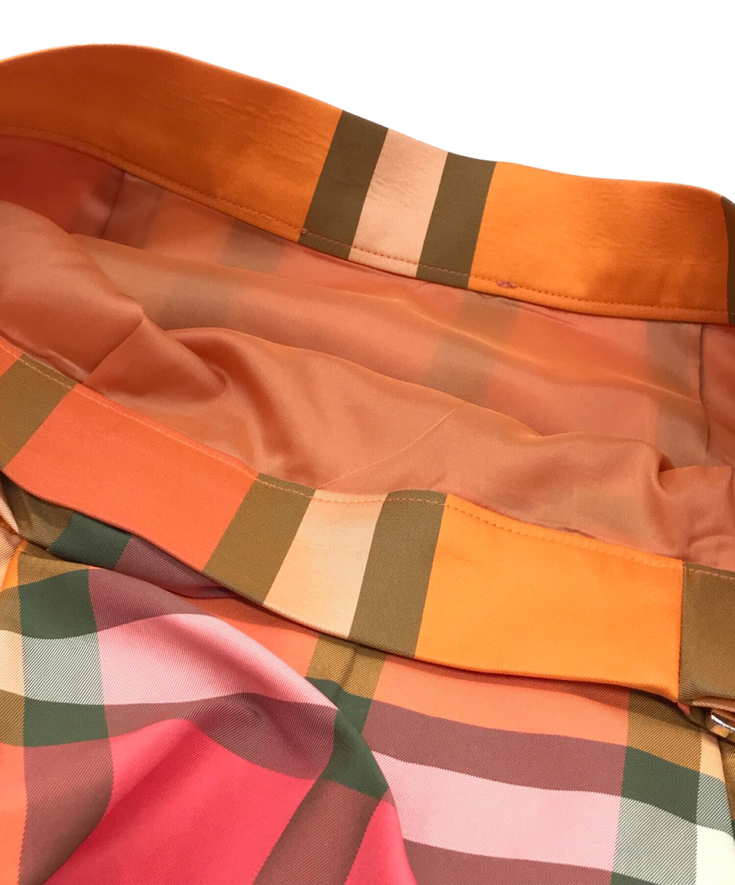 中古・古着通販】ANAYI (アナイ) チェックタックフレア スカート