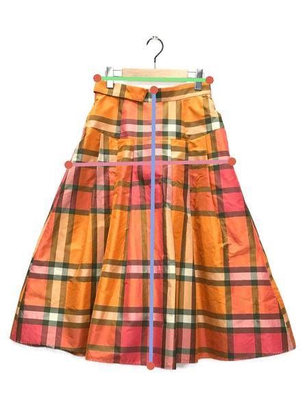 中古・古着通販】ANAYI (アナイ) チェックタックフレア スカート