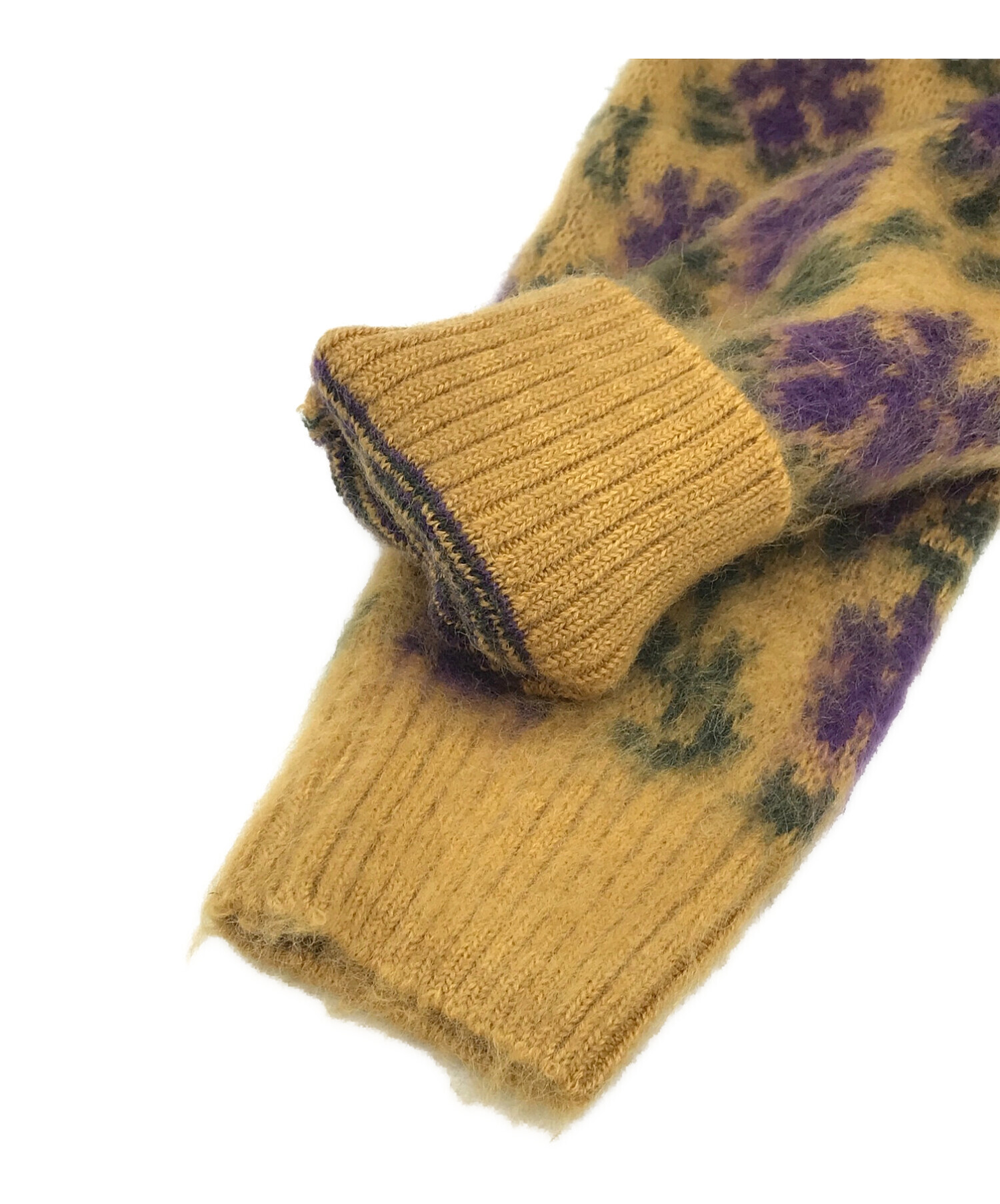 Needles ニードルス モヘアカーディガン フラワー M