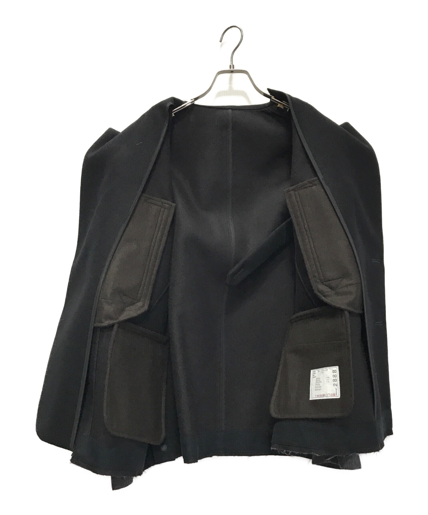 中古・古着通販】sacai (サカイ) CHECK BONDING JACKET ブラック