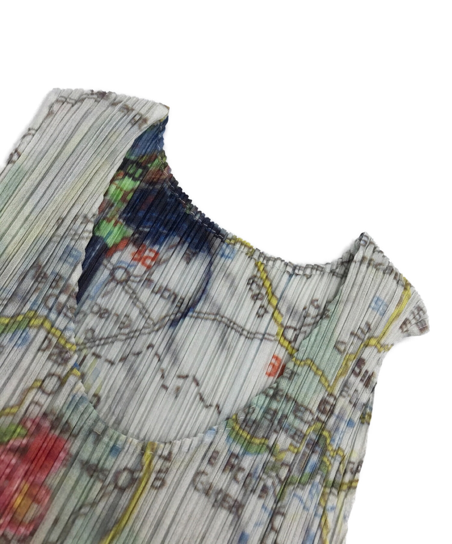 中古・古着通販】PLEATS PLEASE (プリーツプリーズ) 世界地図柄 