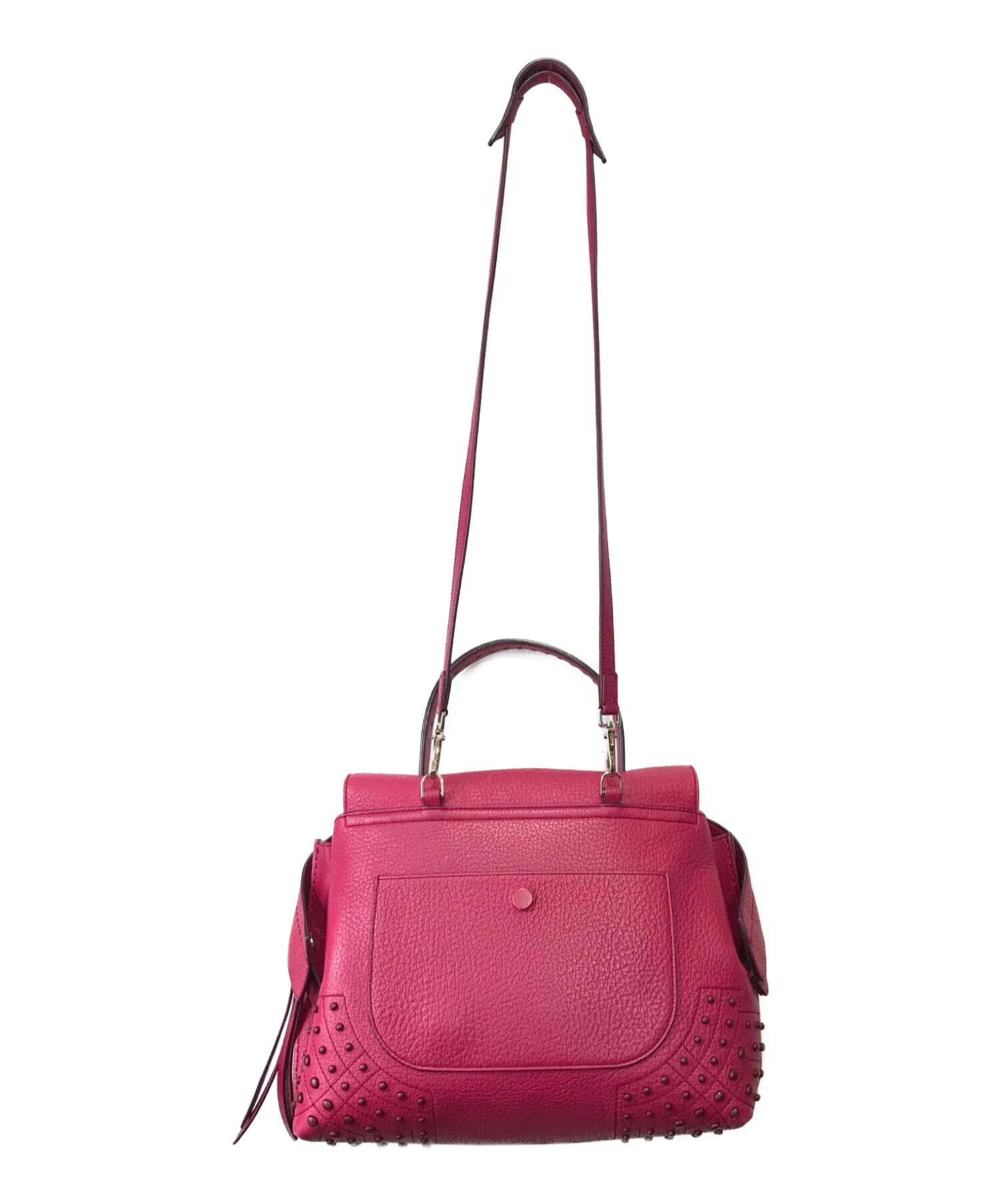 中古・古着通販】TOD'S (トッズ) WAVE BAG ピンク サイズ:下記参照