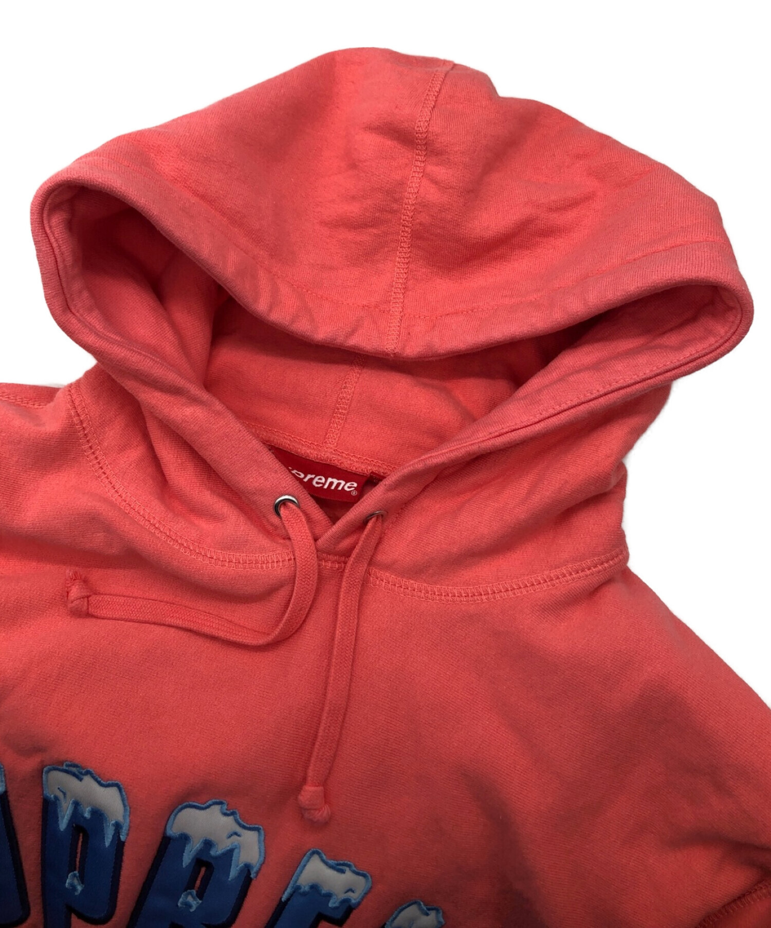 中古・古着通販】Supreme (シュプリーム) ICY ARC HOODED ピンク 中古・古着通販】Supreme (シュプリーム) ICY ARC HOODED ピンク