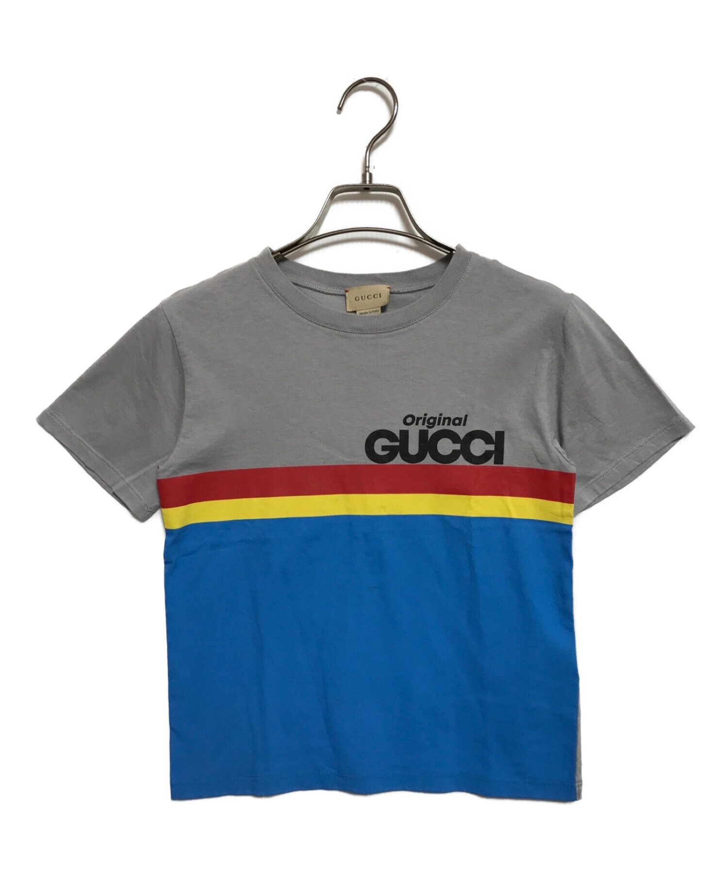 中古・古着通販】GUCCI (グッチ) Tシャツ グレー サイズ:SIZE 6 