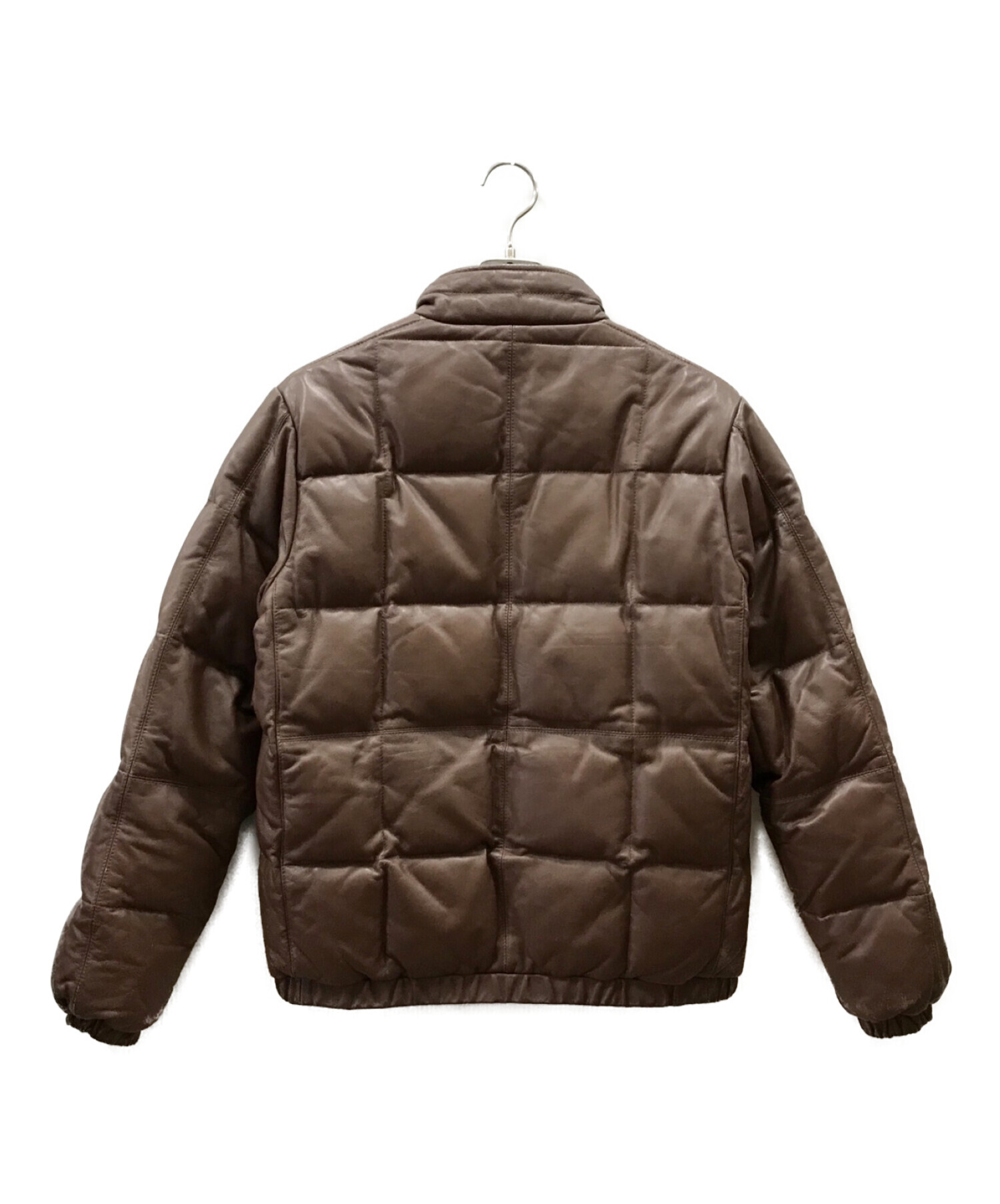 中古・古着通販】Supreme (シュプリーム) Leather Down Jacket