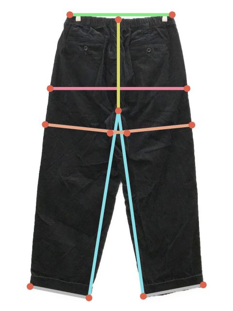 中古・古着通販】TAPWATER (タップウォーター) Corduroy Tuck Trousers