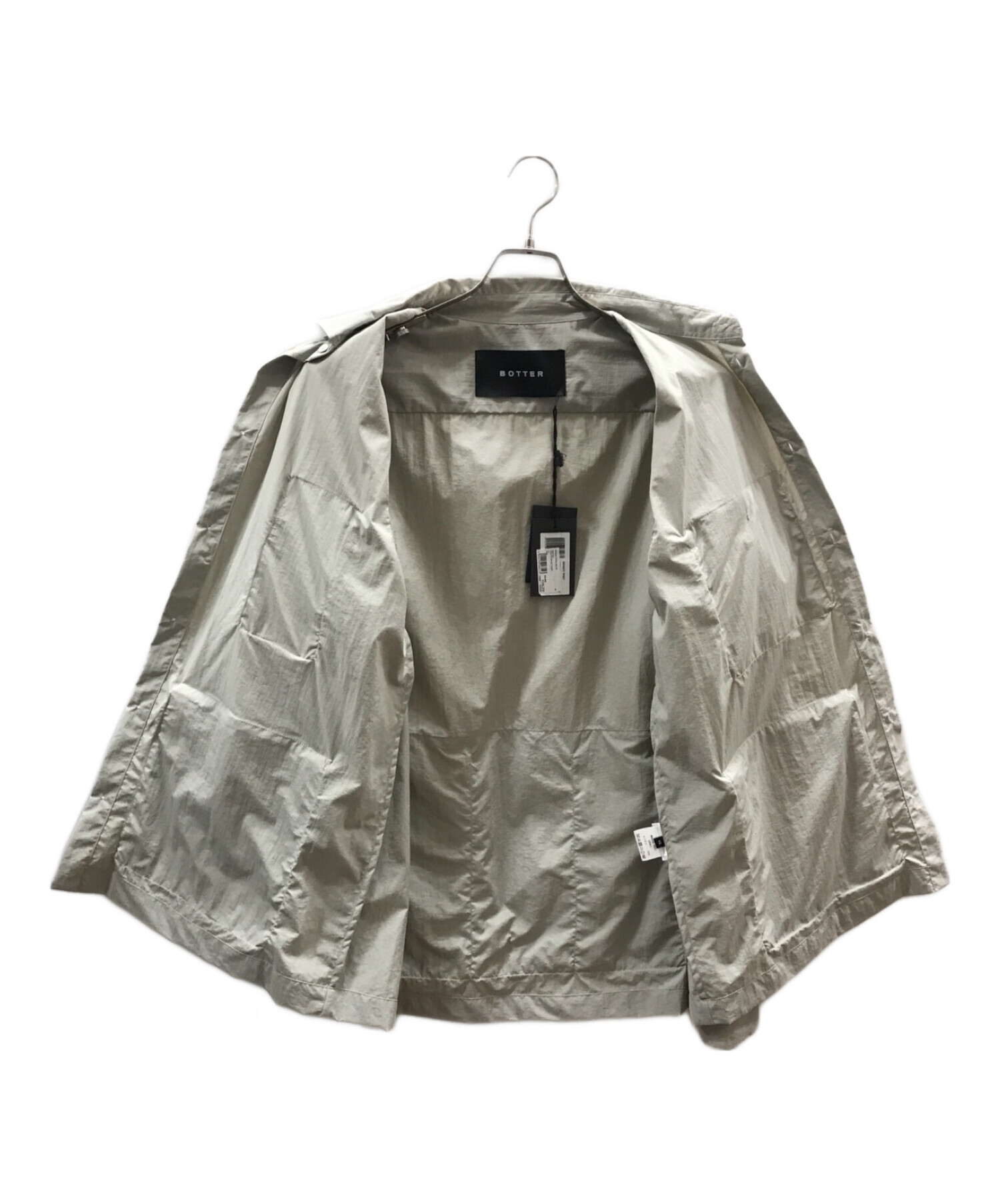 中古・古着通販】BOTTER (ボッター) UTILITY POCKET SHIRT グレー 