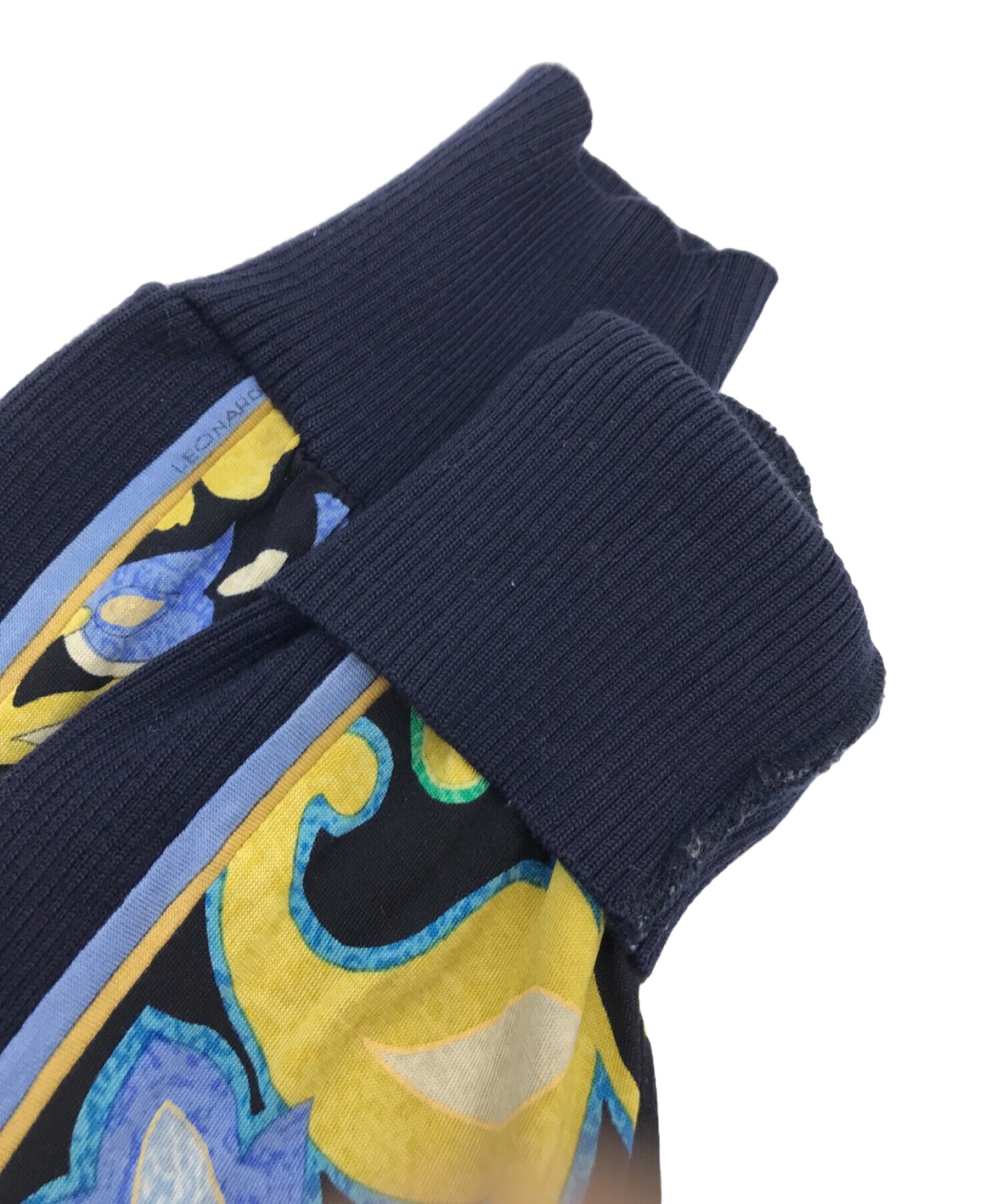 中古・古着通販】LEONARD (レオナール) シルクウールニット ネイビー