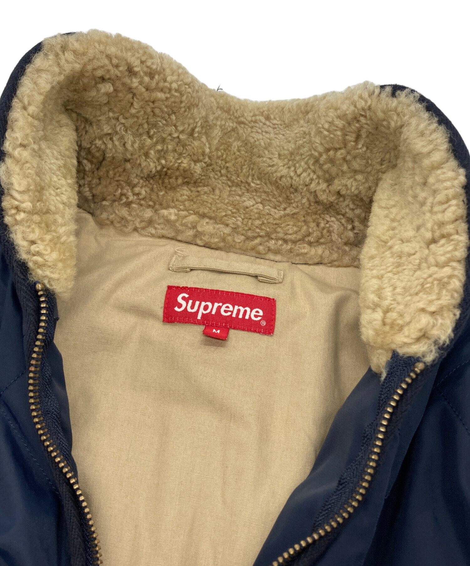 シュプリームミリタリージャケット 中古・古着通販】SUPREME (シュプリーム) Quilted Nylon Tanker Jacket