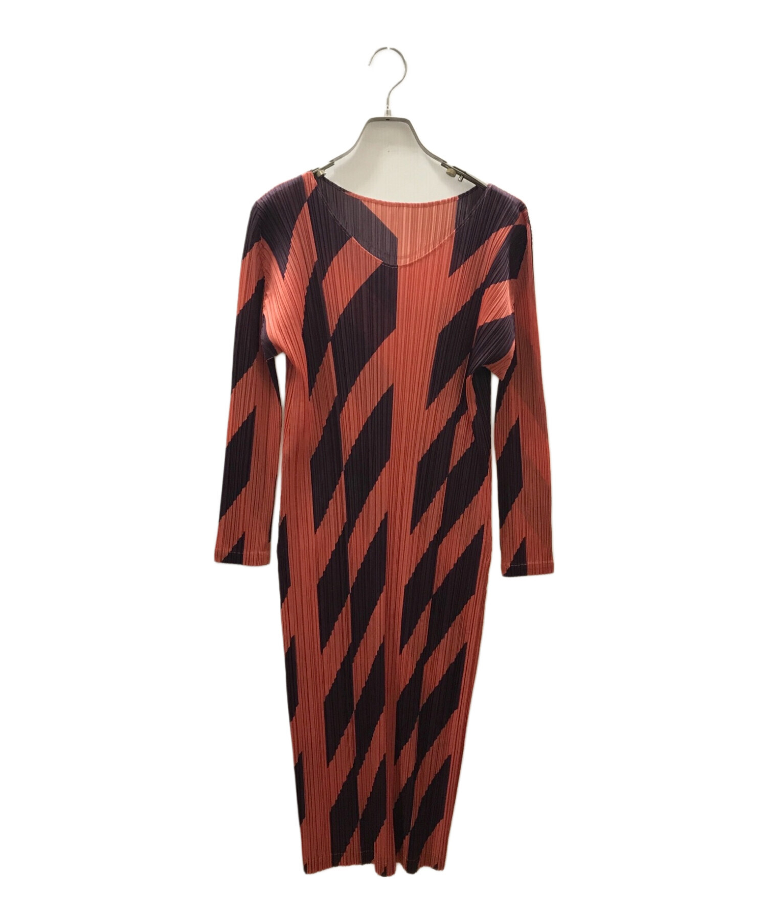 Pleatsplease ワンピース柄