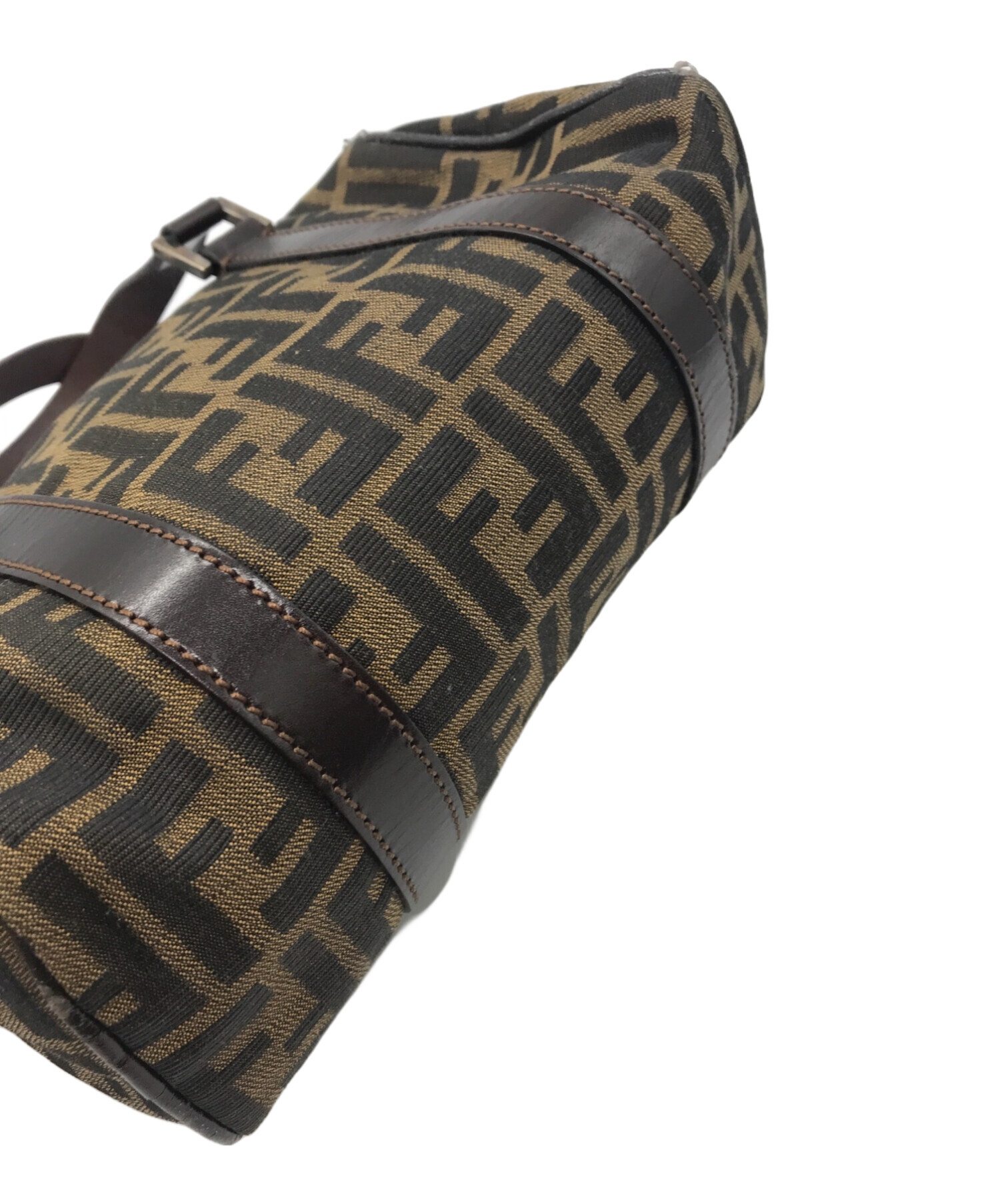 中古・古着通販】FENDI (フェンディ) FF ズッカ キャンバスレザー 