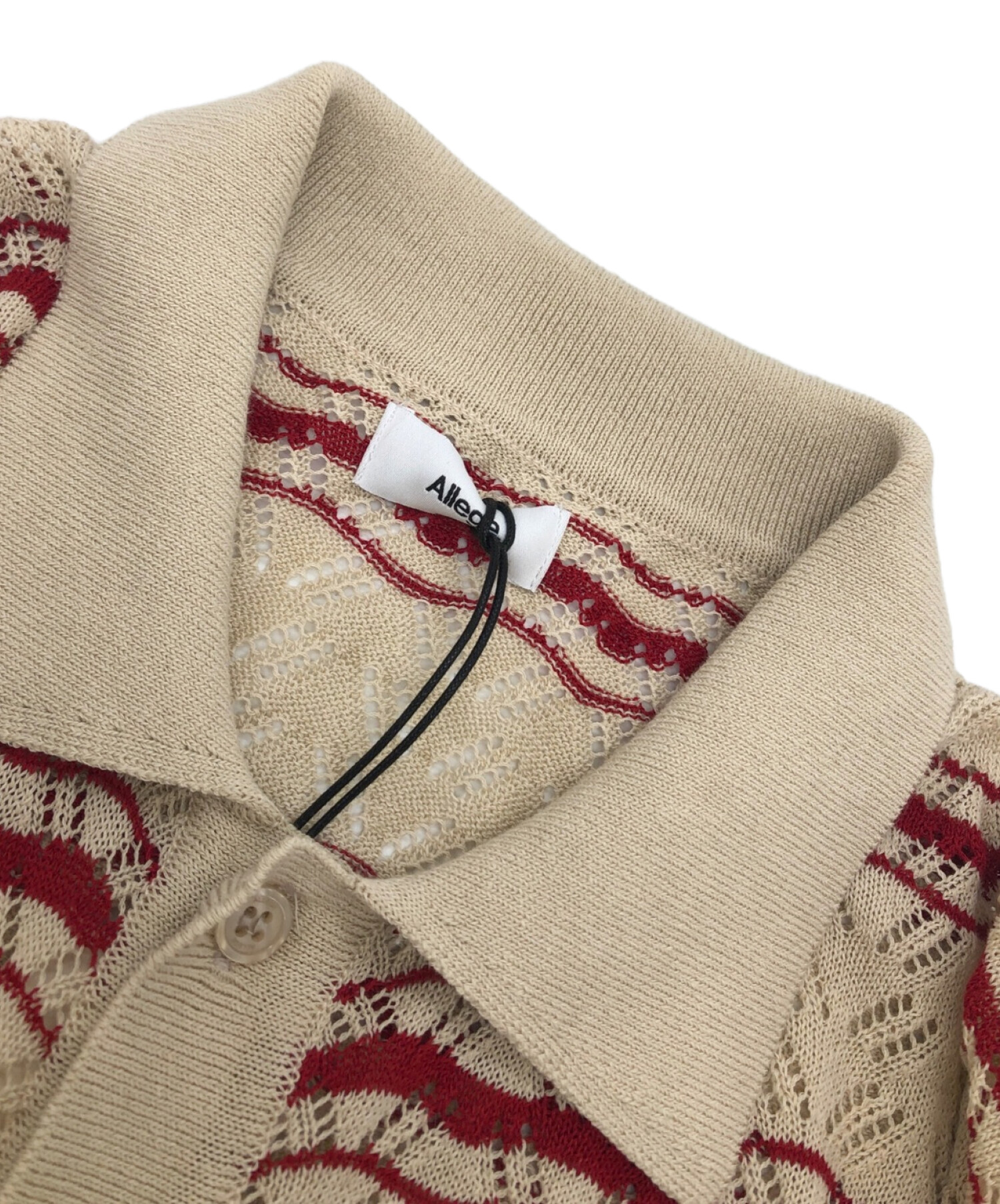 中古・古着通販】ALLEGE (アレッジ) Openwark Border Cardigan 