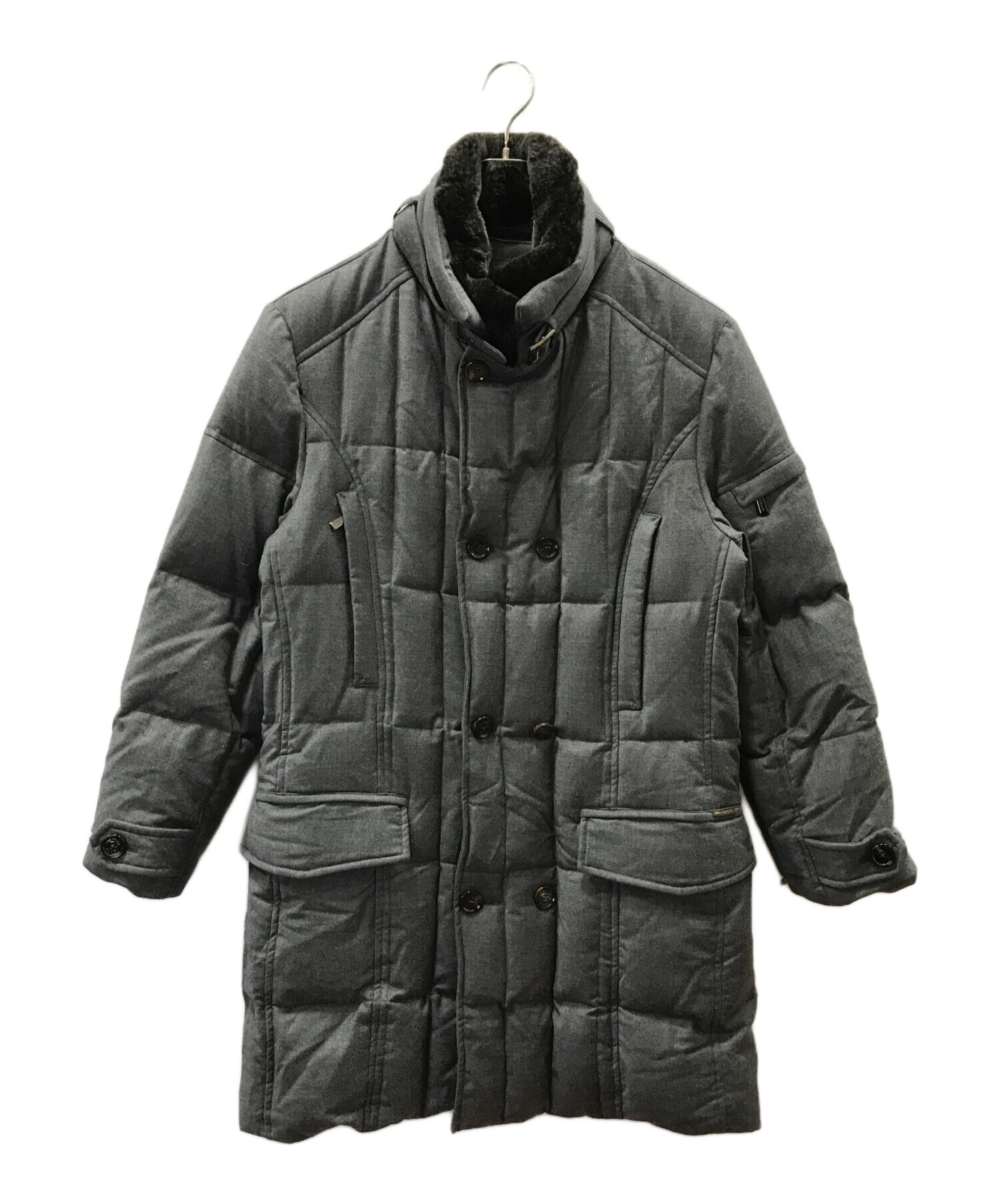 中古・古着通販】MOORER (ムーレー) ダウンコート グレー サイズ:48