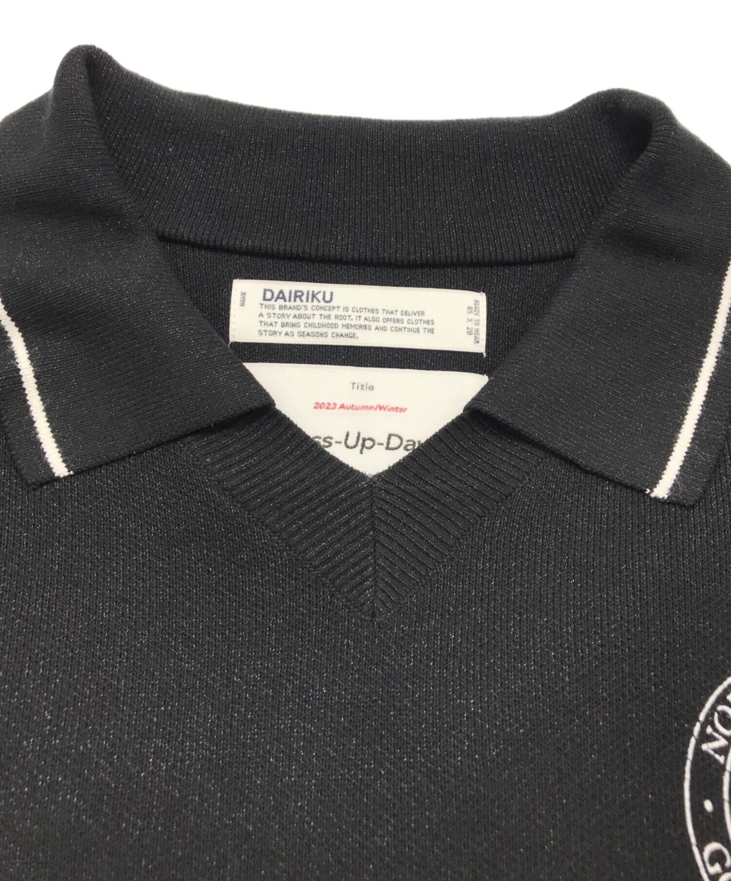 DAIRIKU ダイリク Lame Soccer Uniform Knit