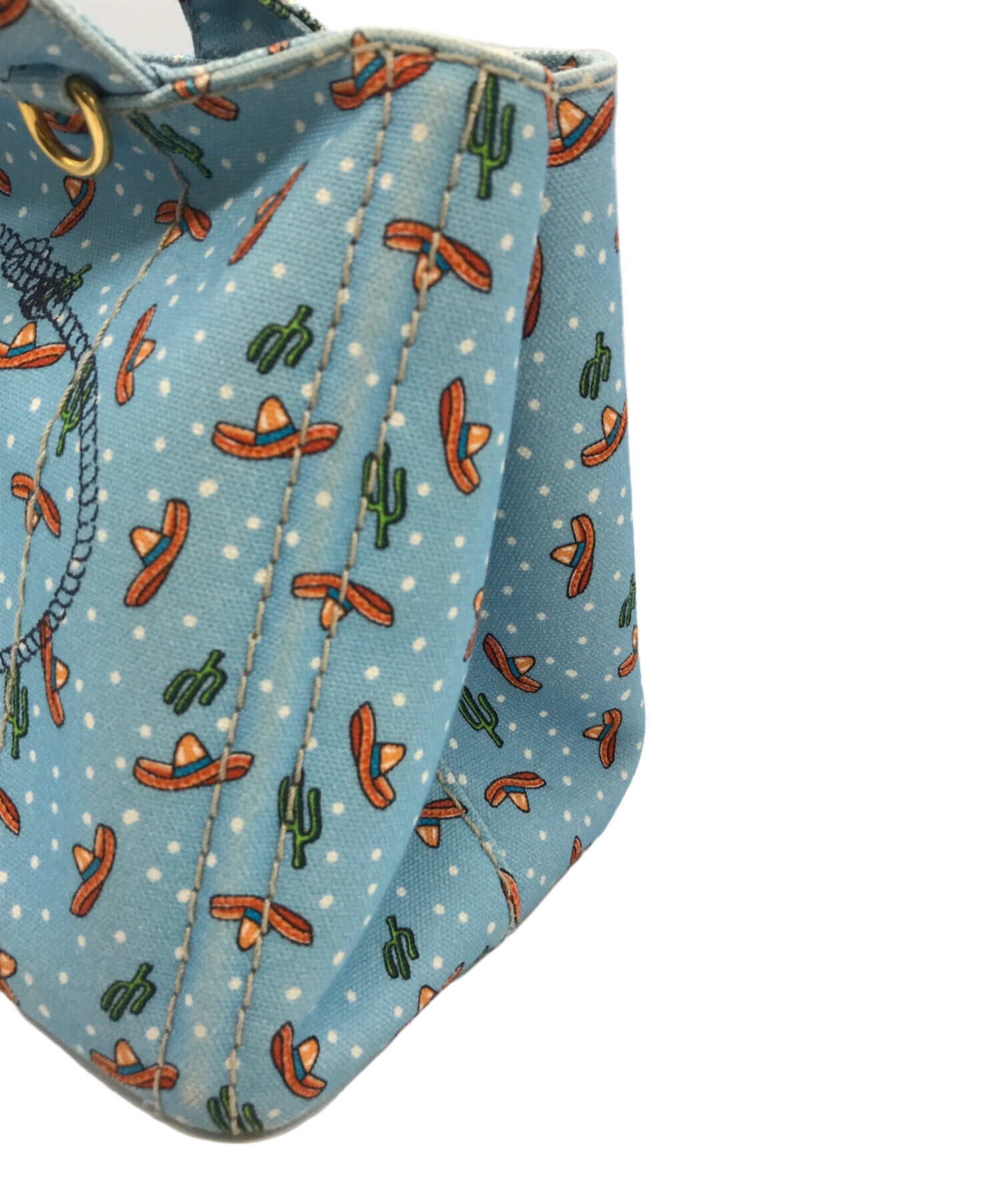 中古・古着通販】PRADA (プラダ) カナパ 2WAYバッグ ブルー