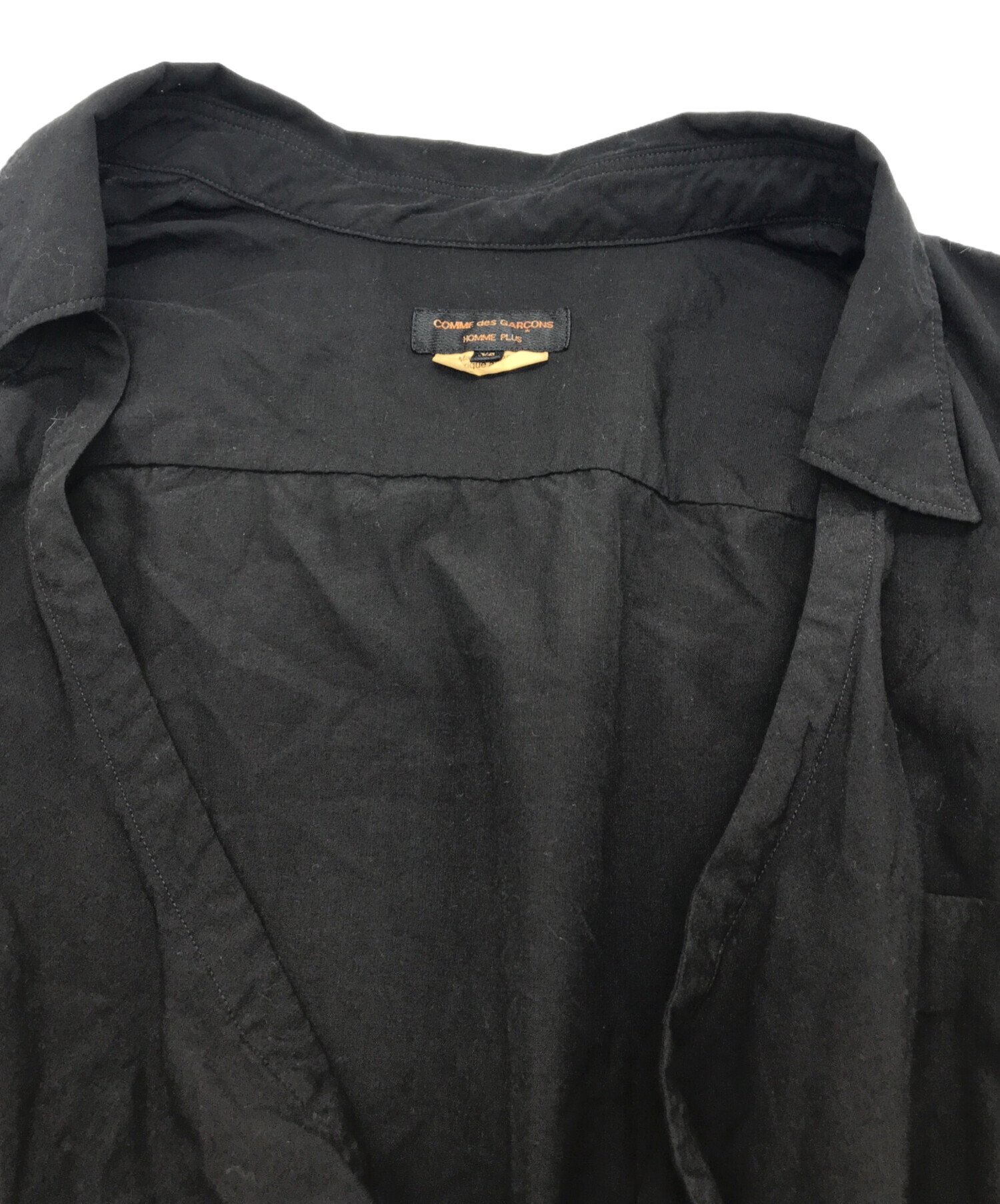 コムデギャルソンオムプリュス プルオーバー黒 中古・古着通販】COMME des GARCONS HOMME PLUS (コムデギャルソンオム