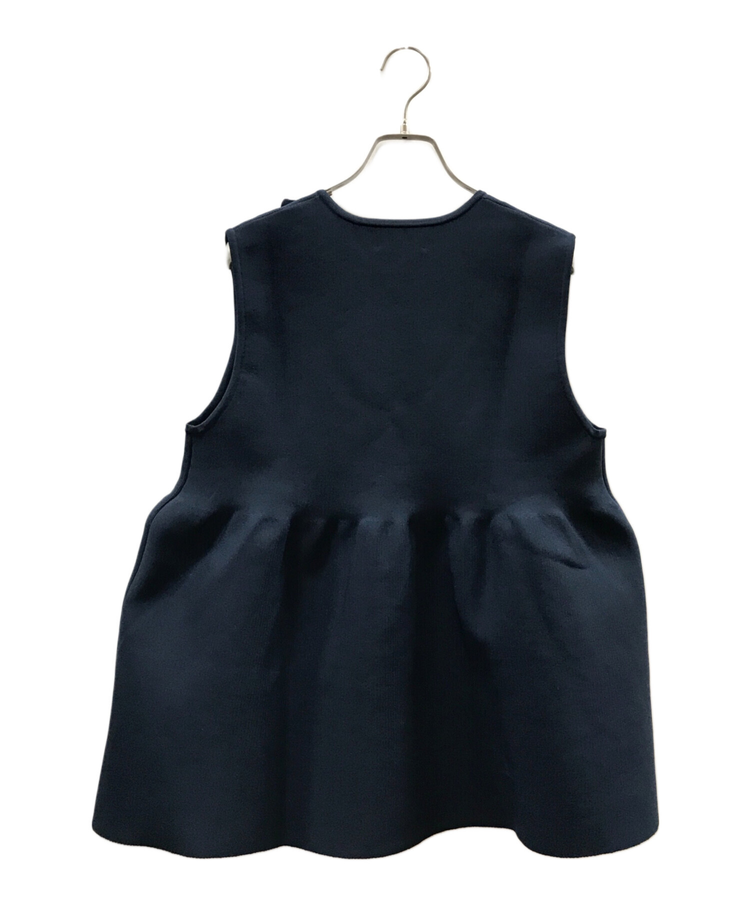 専用】UNITED ARROWS Pミニフリルニットベスト ネイビー UNITED ARROWS